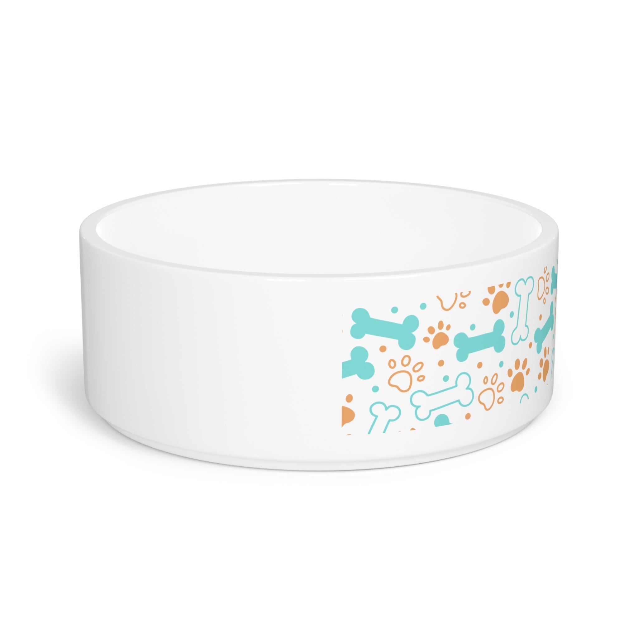 Ceramic Pet Bowl – 16 oz Dog Feeding Bowl