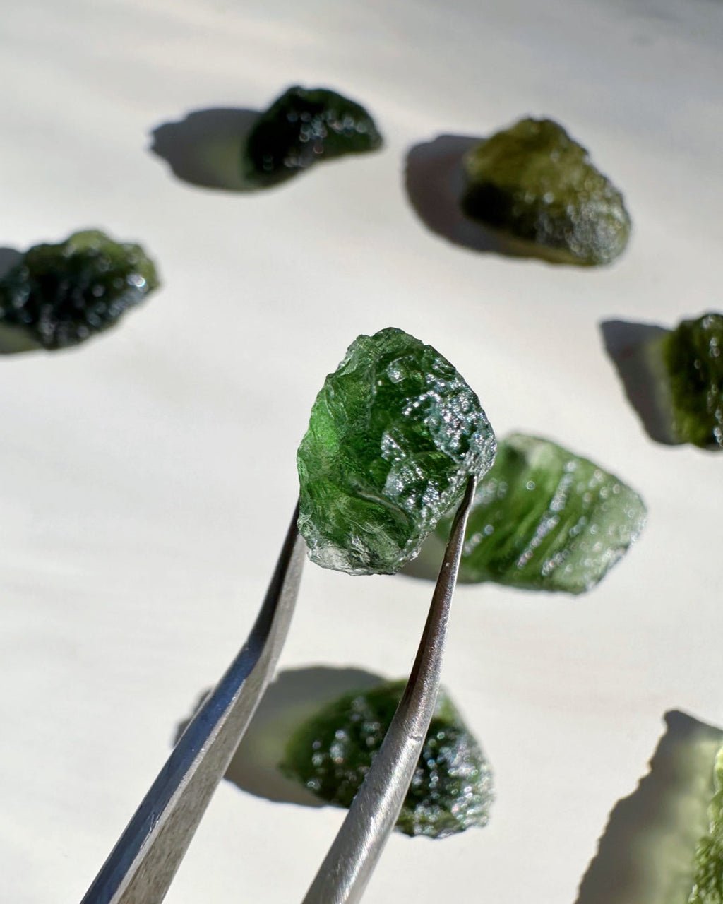 Chlum Moldavite #7 - AA