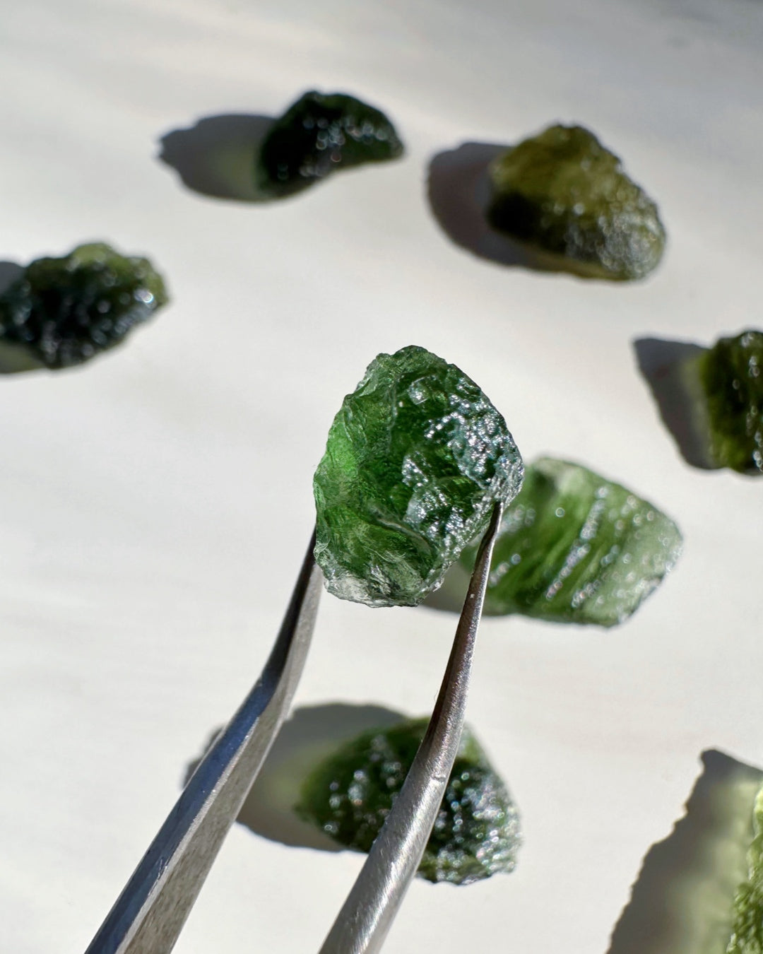 Chlum Moldavite #7 - AA