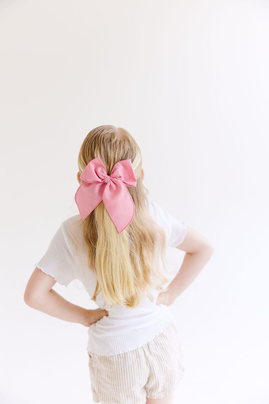 Black Solid Oversized Bow