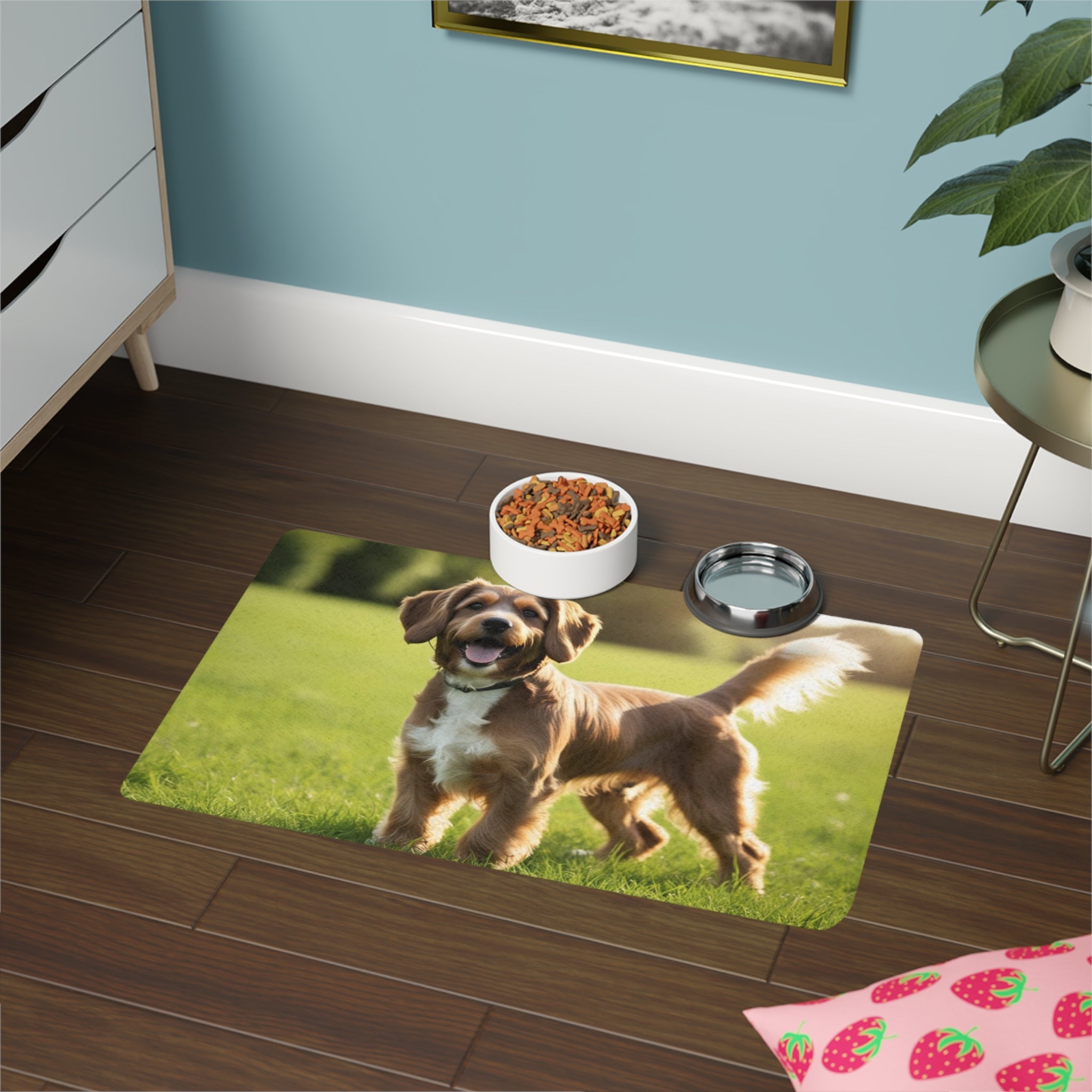 Non-Slip Pet Food Mat – Waterproof Feeding Mat for Dogs