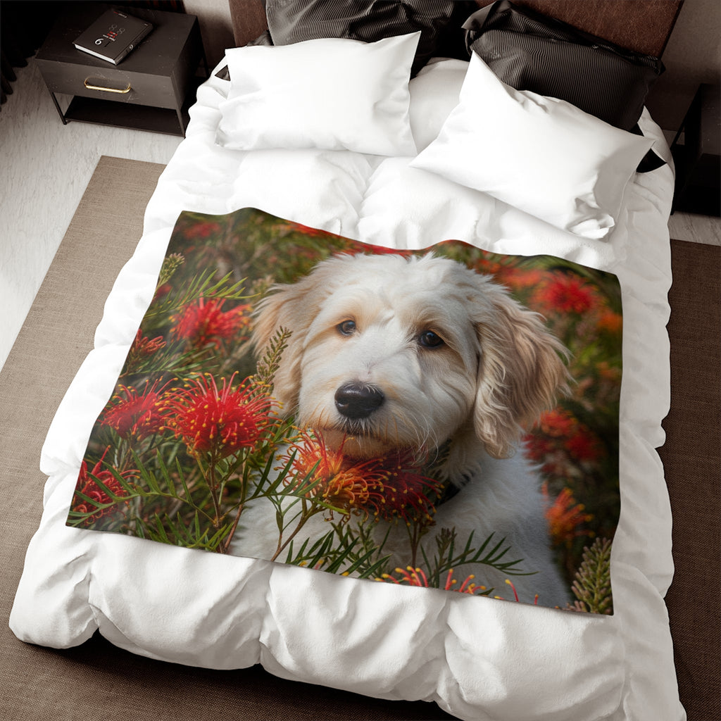 Sweatshirt Blanket – Plush Fleece Throw, 2 Size Options