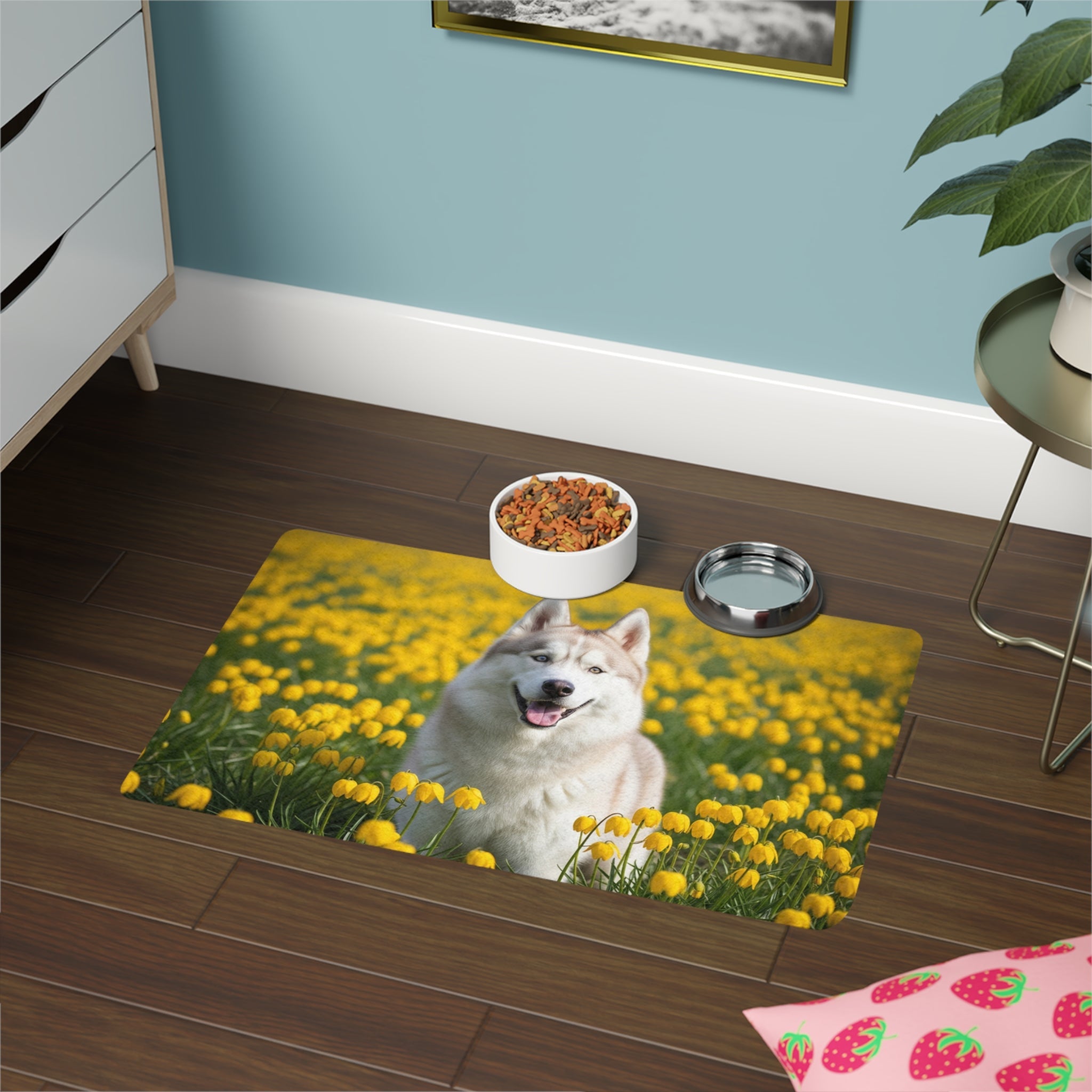 Non-Slip Pet Food Mat – Waterproof Feeding Mat for Dogs