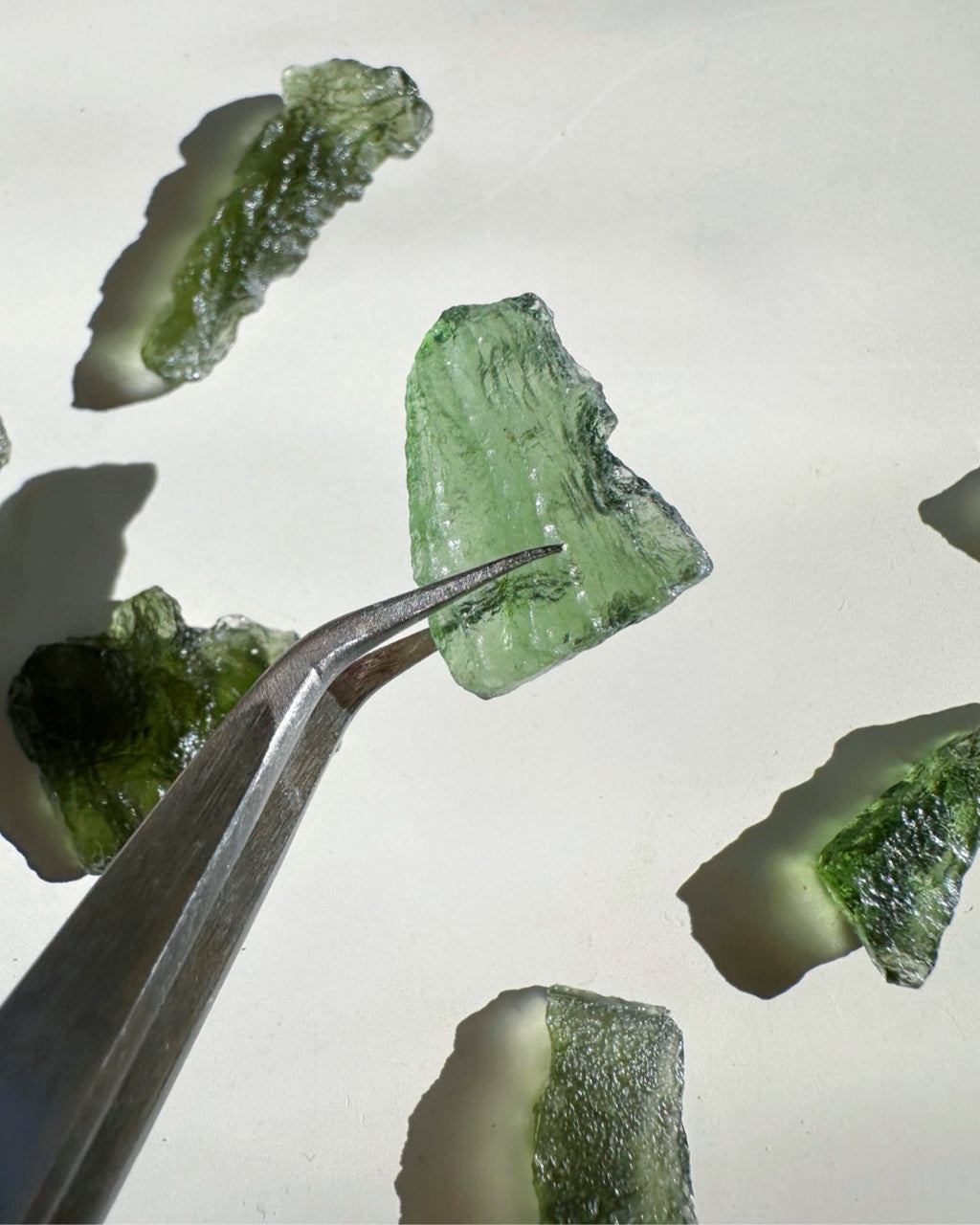 Chlum Moldavite #10 - AA