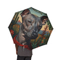 48" Semi-Automatic Umbrella – Windproof Large Travel Rain Umbrella