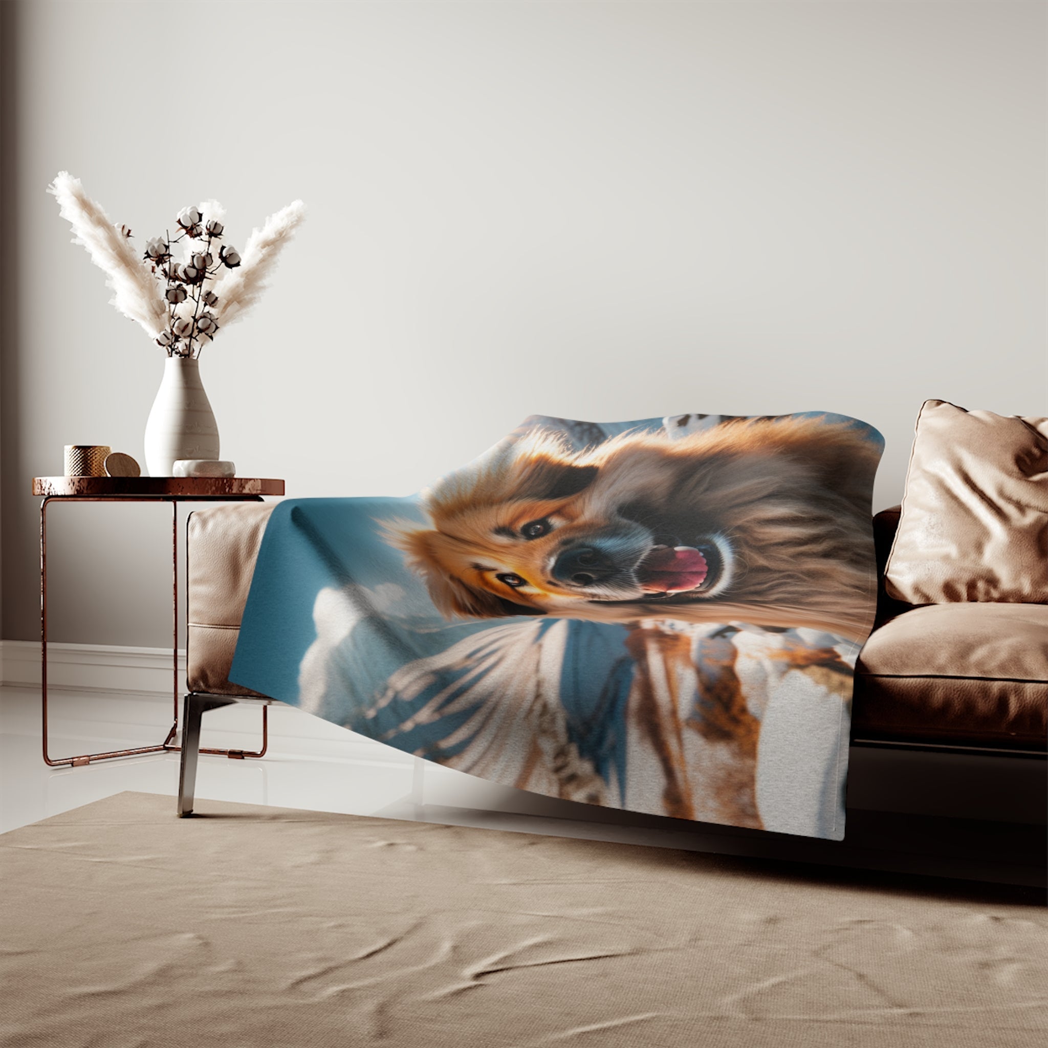 Sweatshirt Blanket – Plush Fleece Throw, 2 Size Options