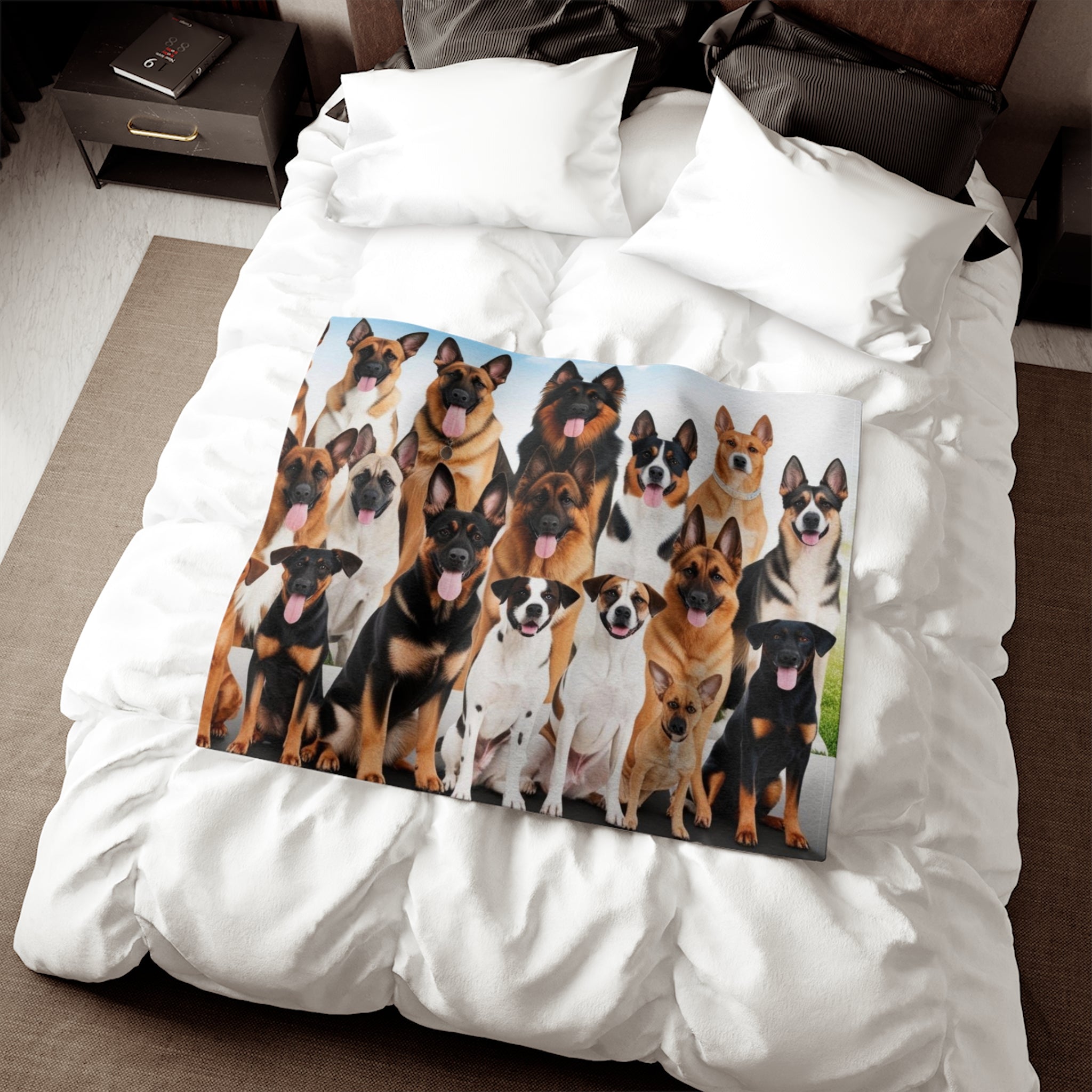 Sweatshirt Blanket – Plush Fleece Throw, 2 Size Options
