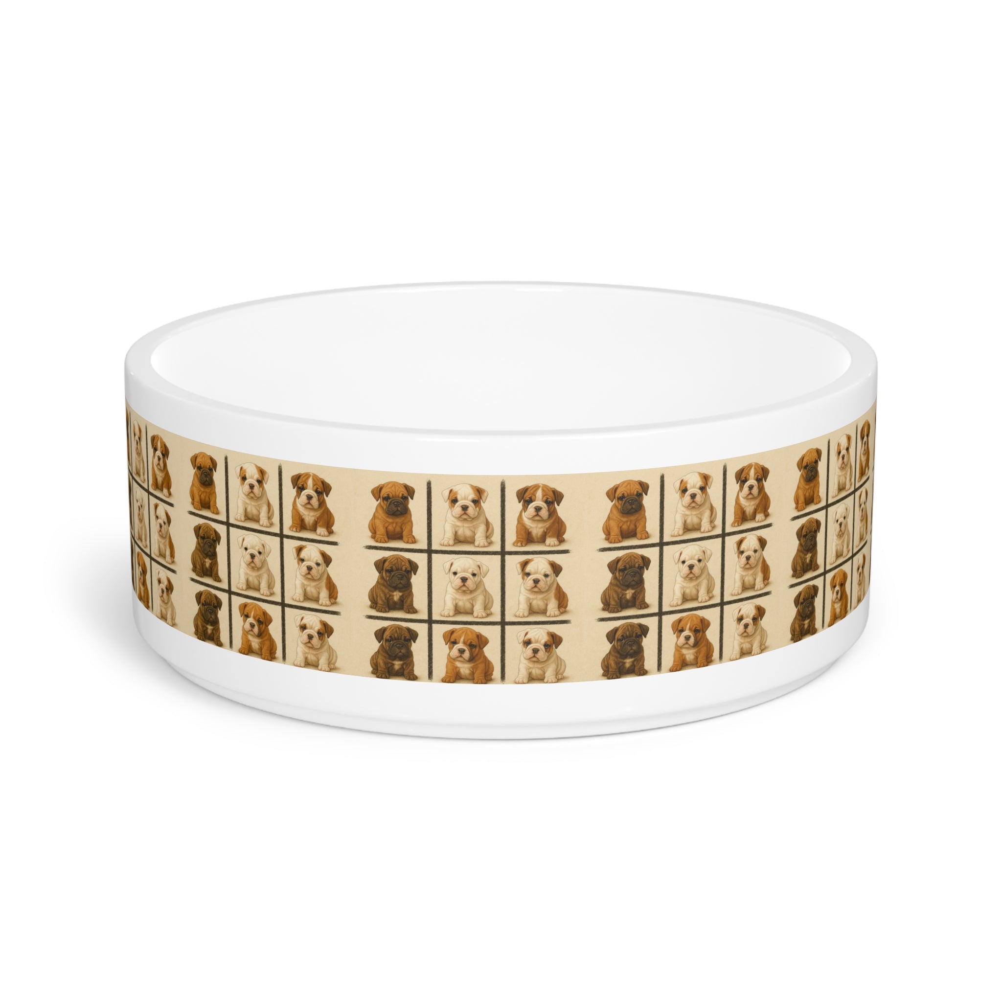 Ceramic Pet Bowl – 16 oz Dog Feeding Bowl