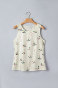 Western Mallard Round Neck Tank Top