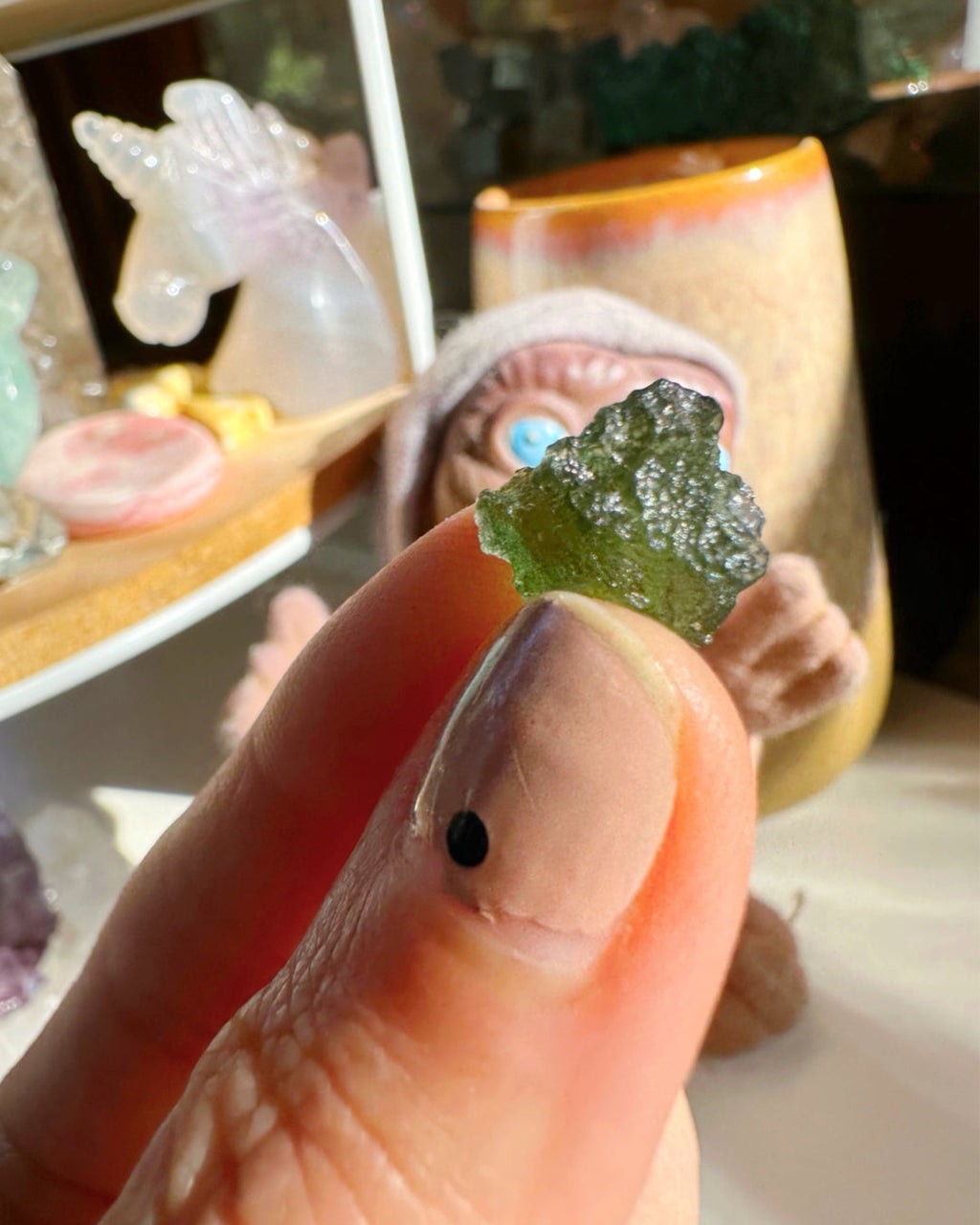Chlum Moldavite #7 - AA