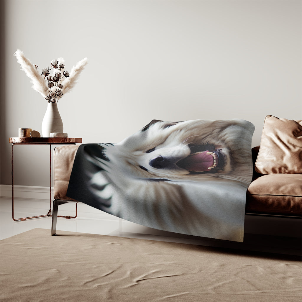 Sweatshirt Blanket – Plush Fleece Throw, 2 Size Options