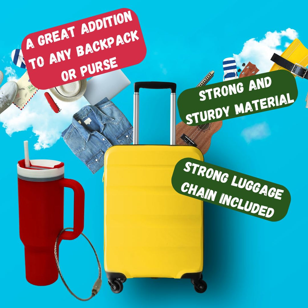Tumbler Cup Replica Bag Charm | Cute & Fun Luggage Tag for Backpacks, Purses, Totes and More | Made in USA