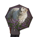 48" Semi-Automatic Umbrella – Windproof Large Travel Rain Umbrella