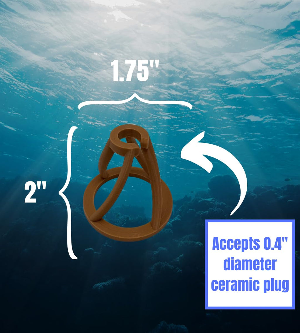 Chatelet REEFSHAPE Coral Frag Plug Stand for Coral Stability | 5 Pack Aquarium Substrate Frag Holder | Coral Protector Inserts | Made in USA