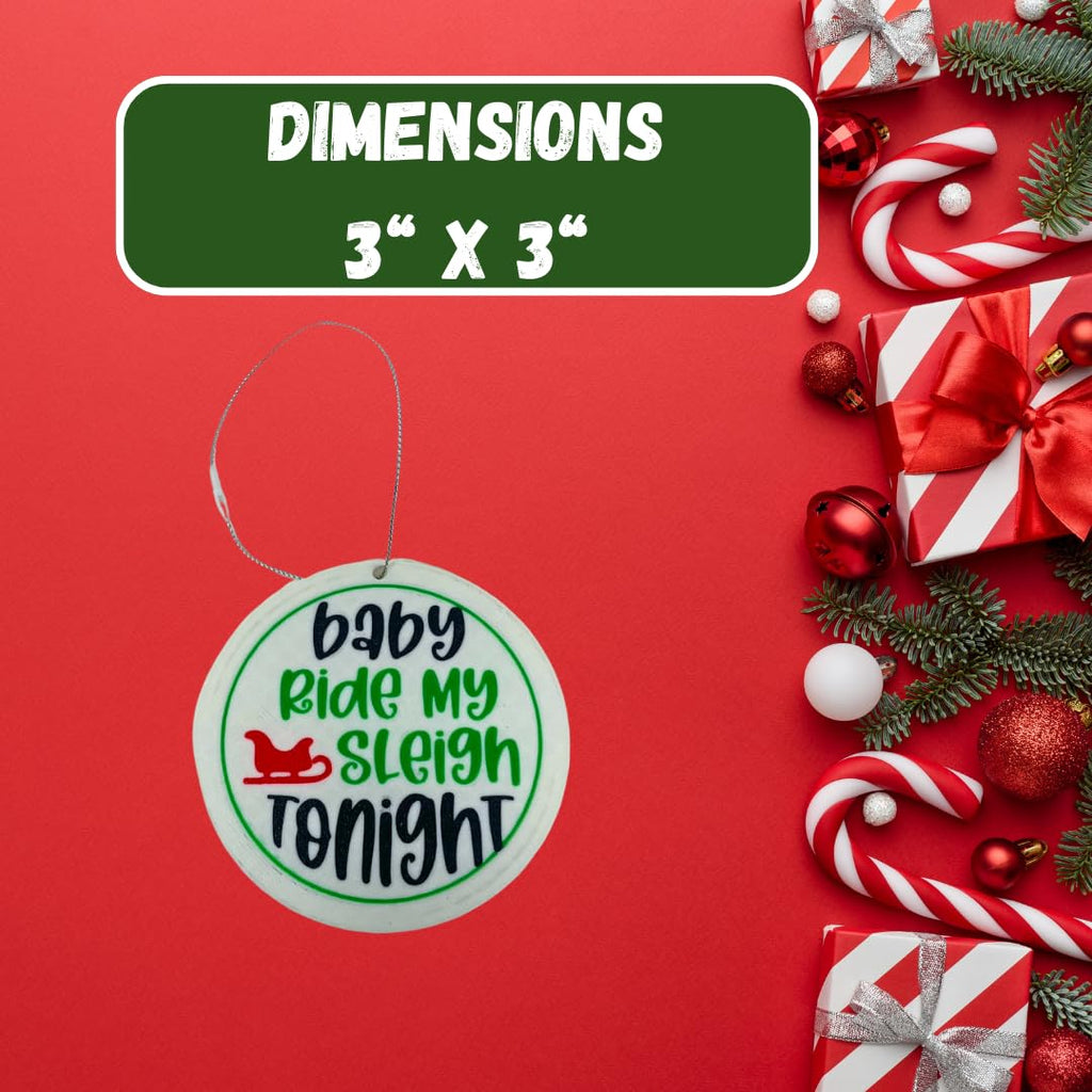 Funny Gag Gift Christmas Ornament | Perfect Dirty Santa Gift Holiday Ornament | Made in USA