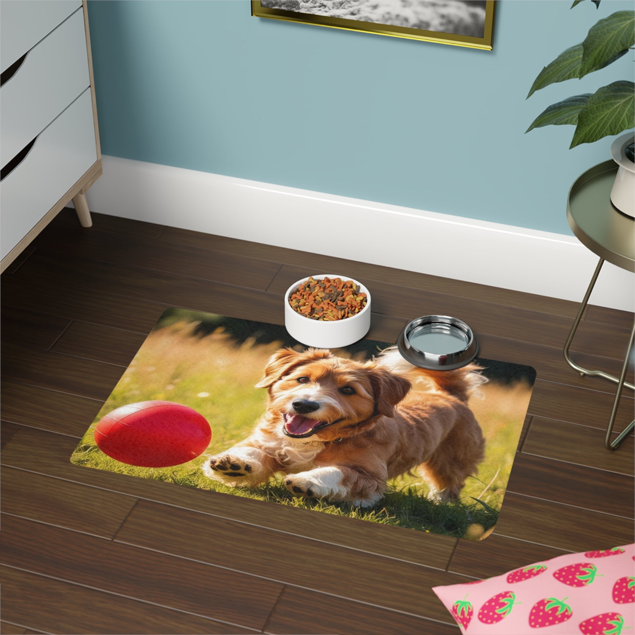 Non-Slip Pet Food Mat – Waterproof Feeding Mat for Dogs