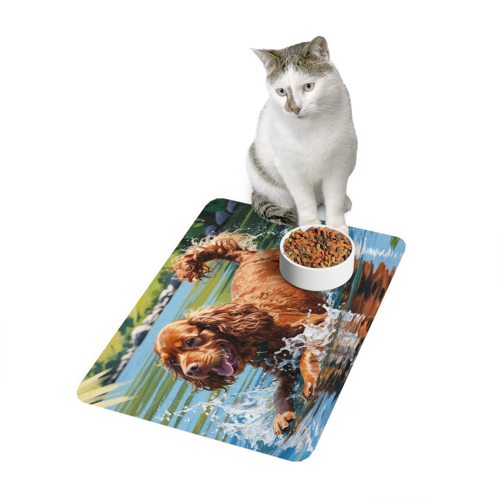 Non-Slip Pet Food Mat – Waterproof Feeding Mat for Dogs