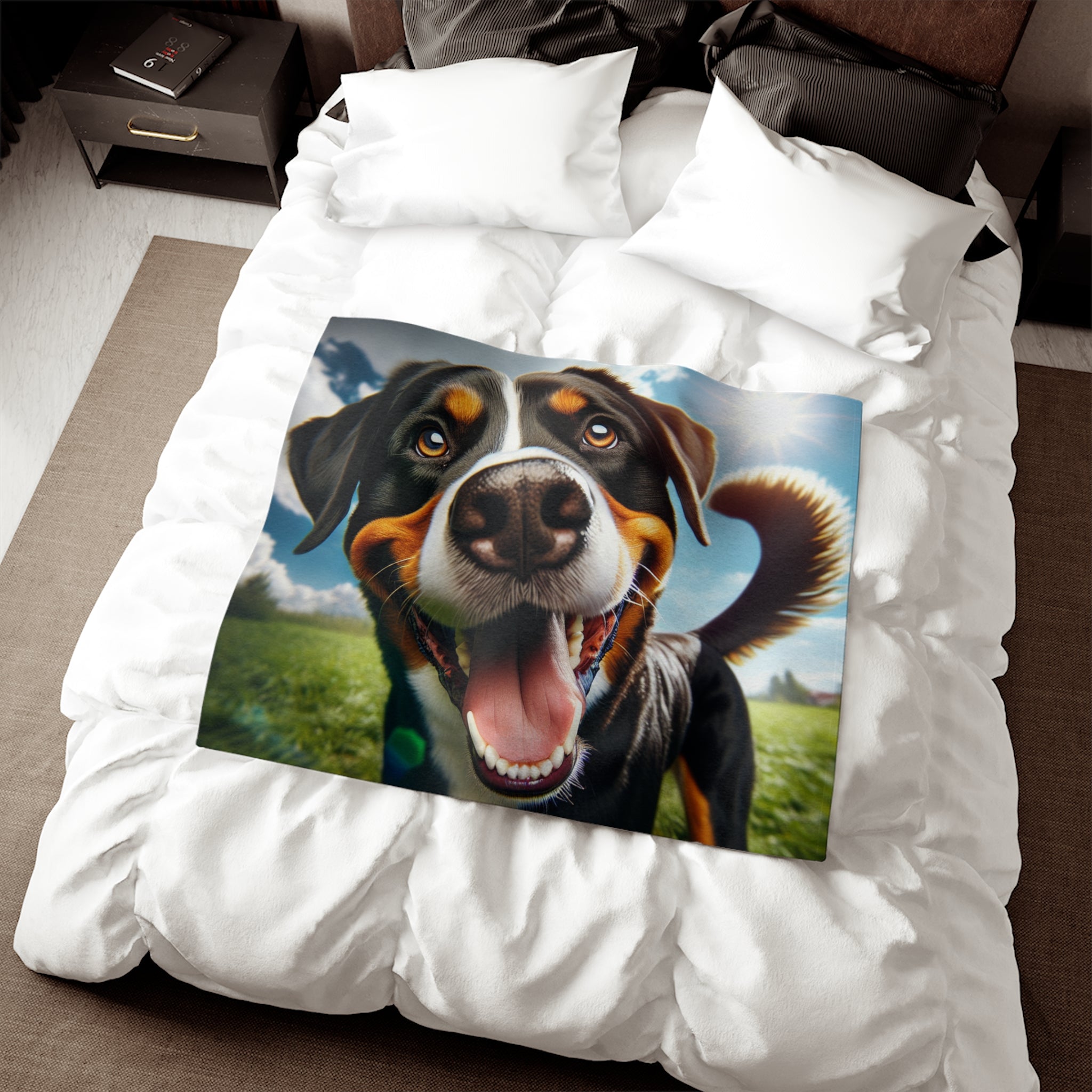 Sweatshirt Blanket – Plush Fleece Throw, 2 Size Options