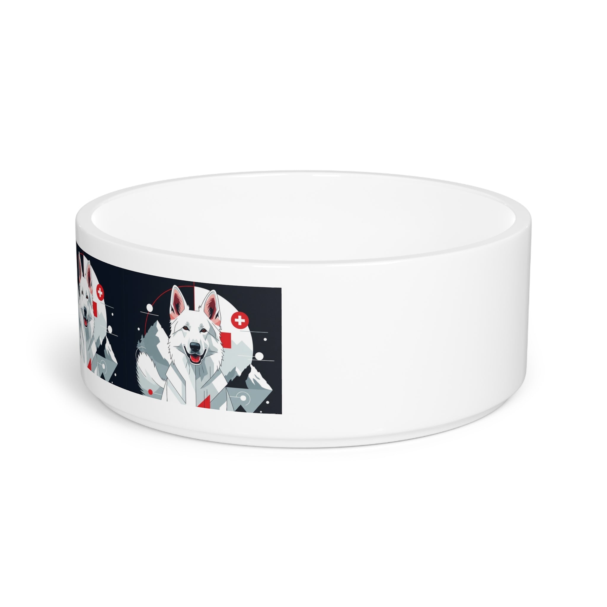 Ceramic Pet Bowl – 16 oz Dog Feeding Bowl
