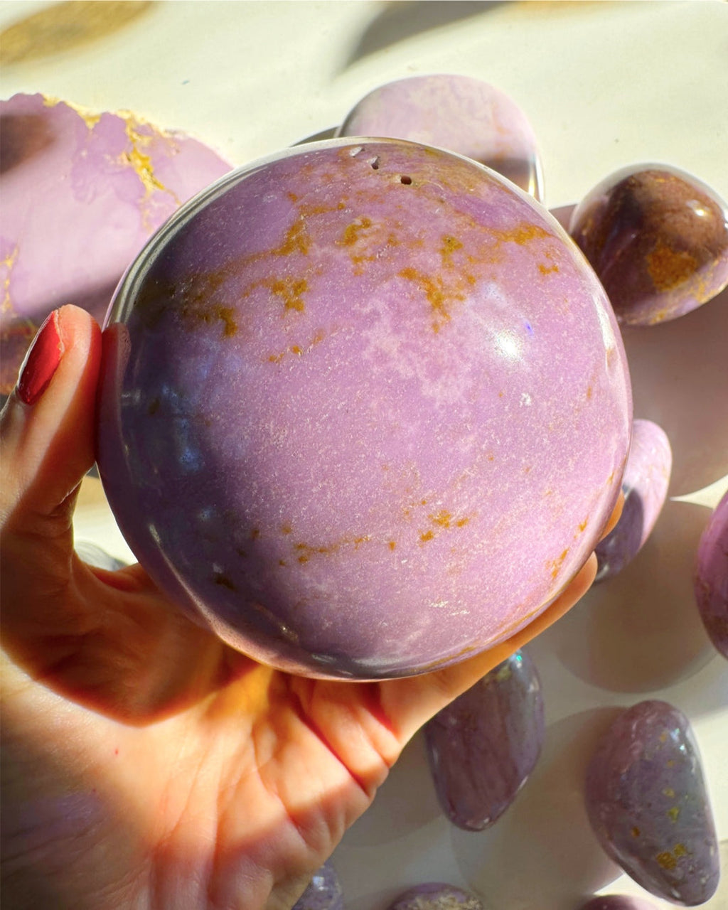 Phosphosiderite Large Sphere - AAA