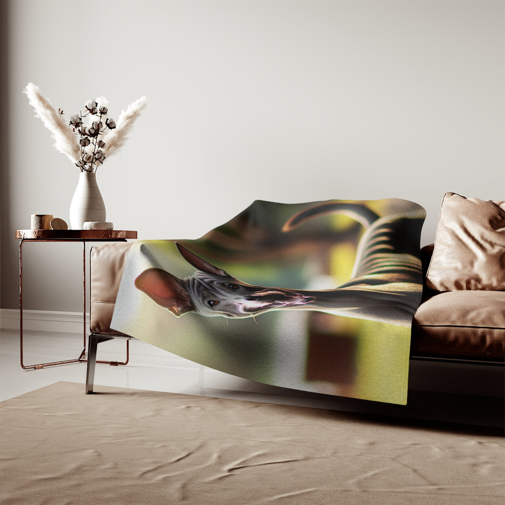 Sweatshirt Blanket – Plush Fleece Throw, 2 Size Options