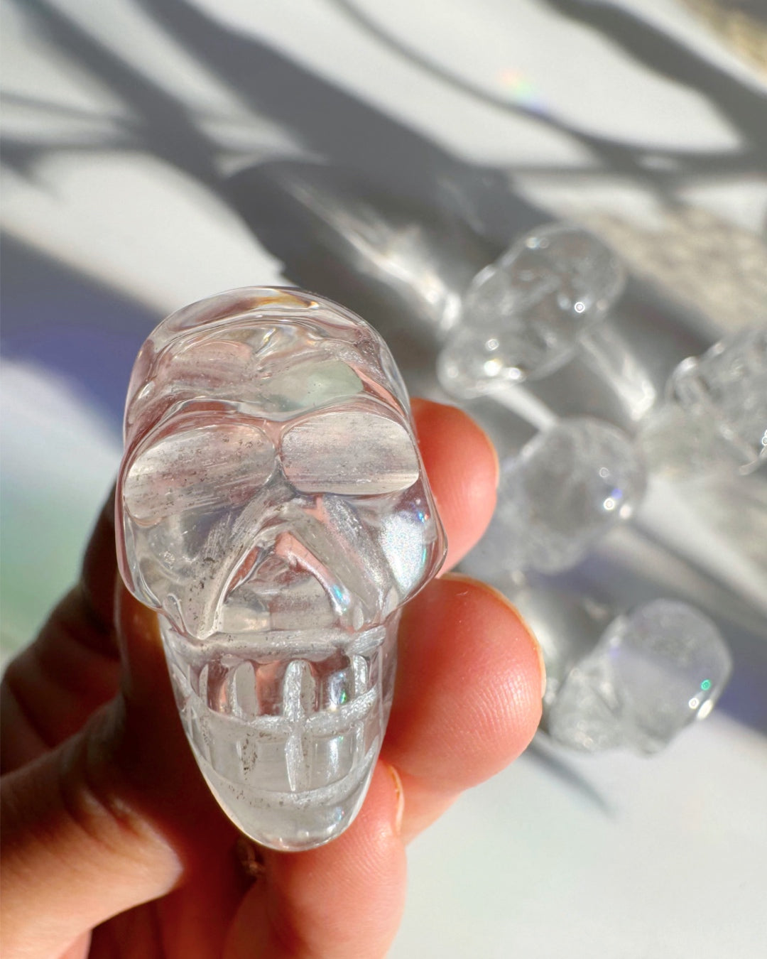 Clear Quartz Skull