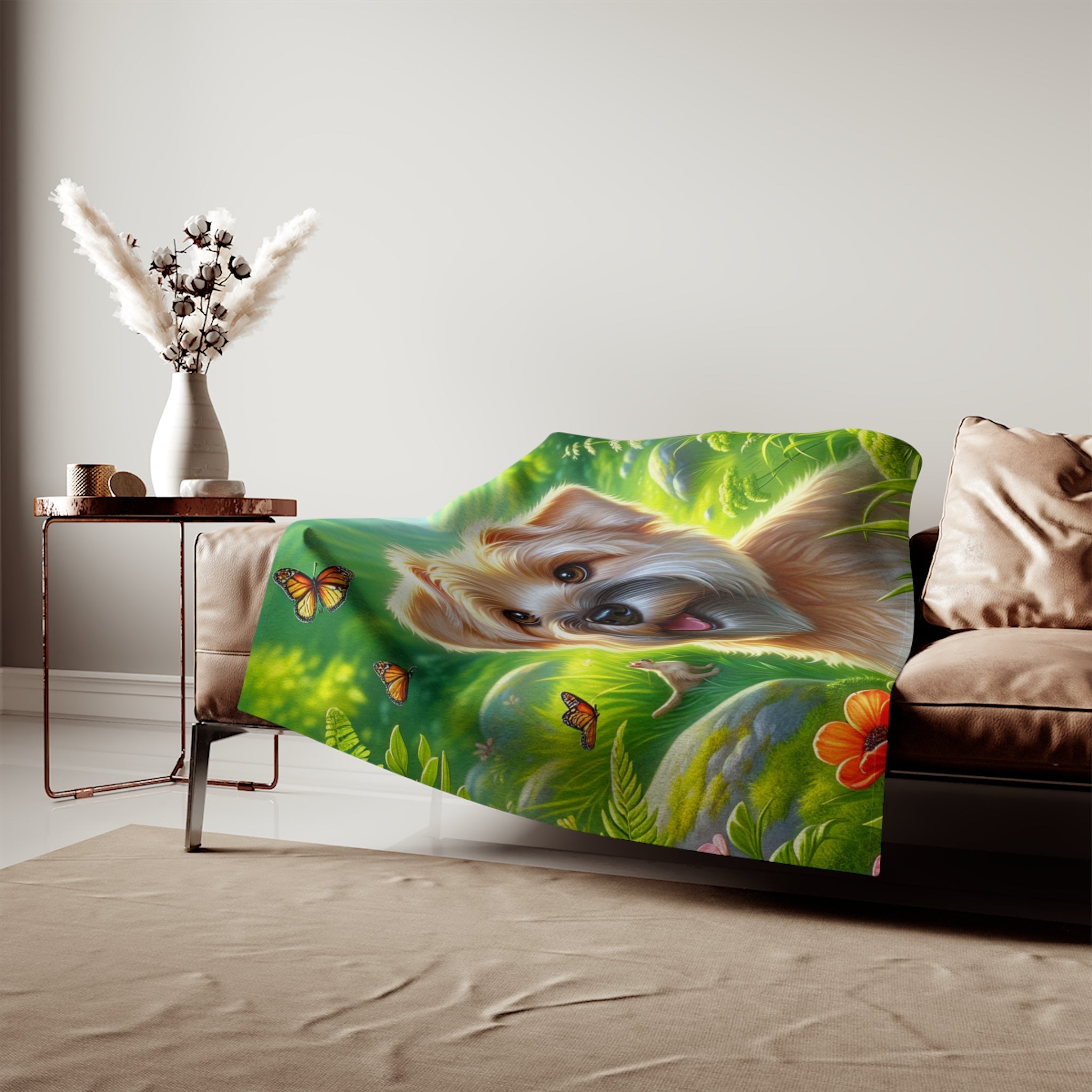 Sweatshirt Blanket – Plush Fleece Throw, 2 Size Options