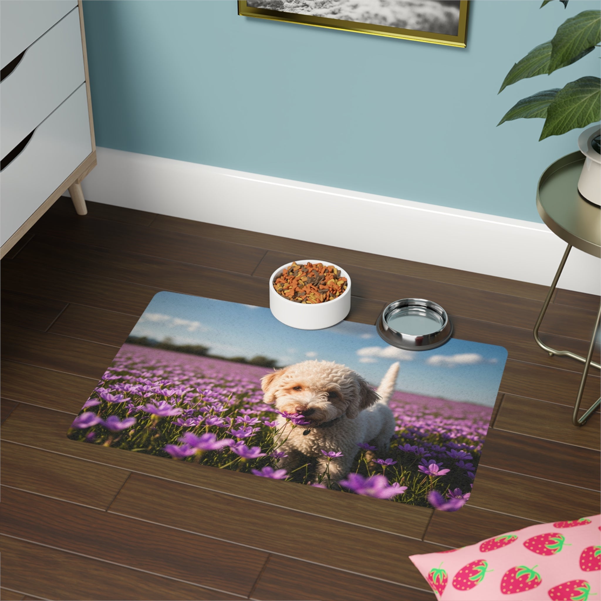Non-Slip Pet Food Mat – Waterproof Feeding Mat for Dogs