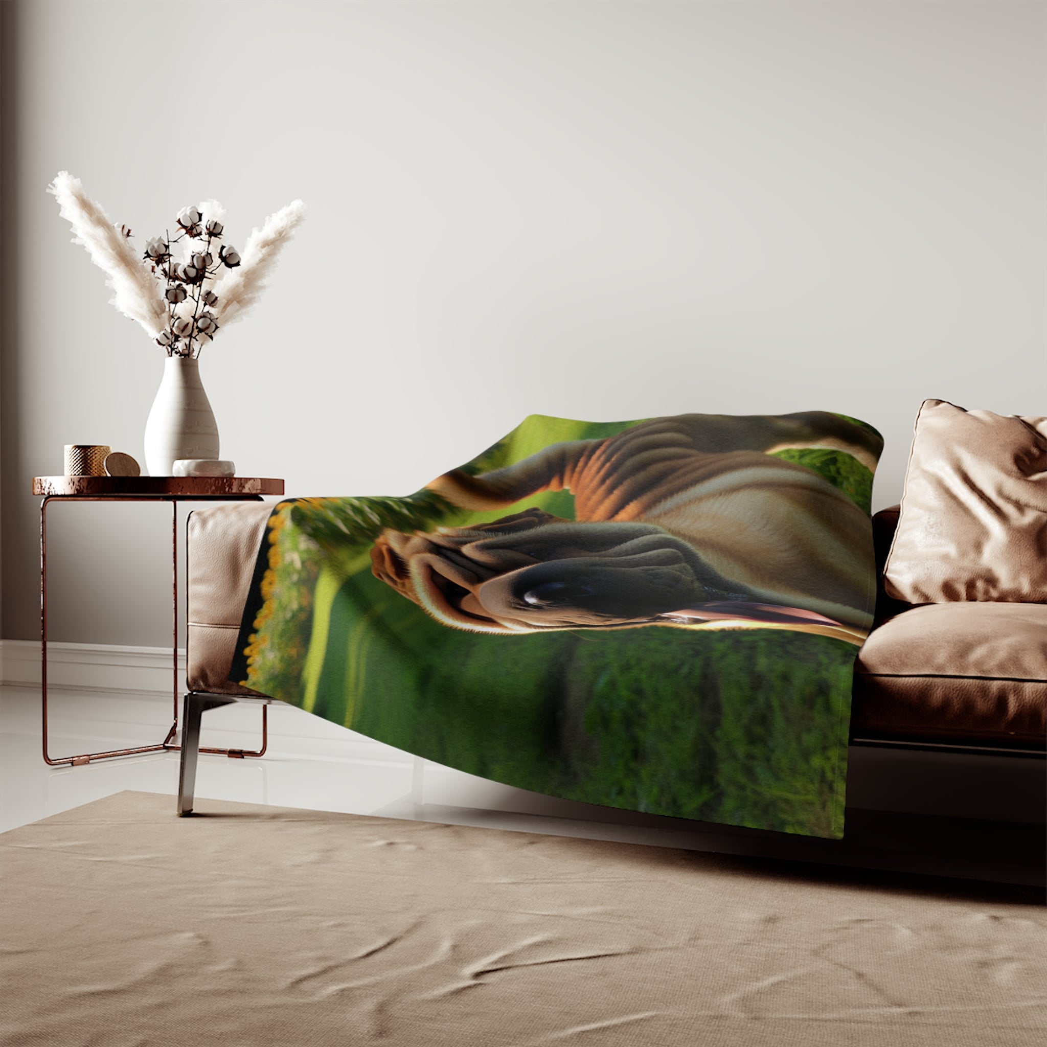 Sweatshirt Blanket – Plush Fleece Throw, 2 Size Options