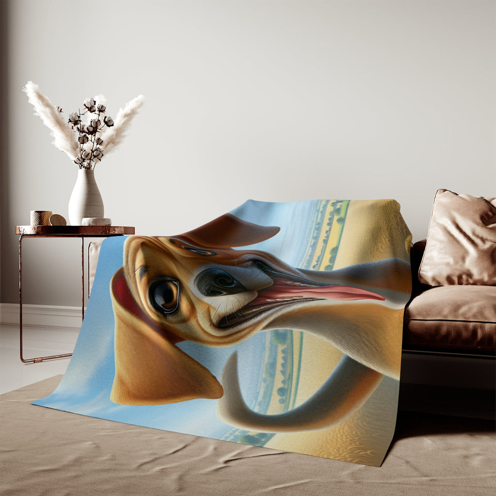Sweatshirt Blanket – Plush Fleece Throw, 2 Size Options