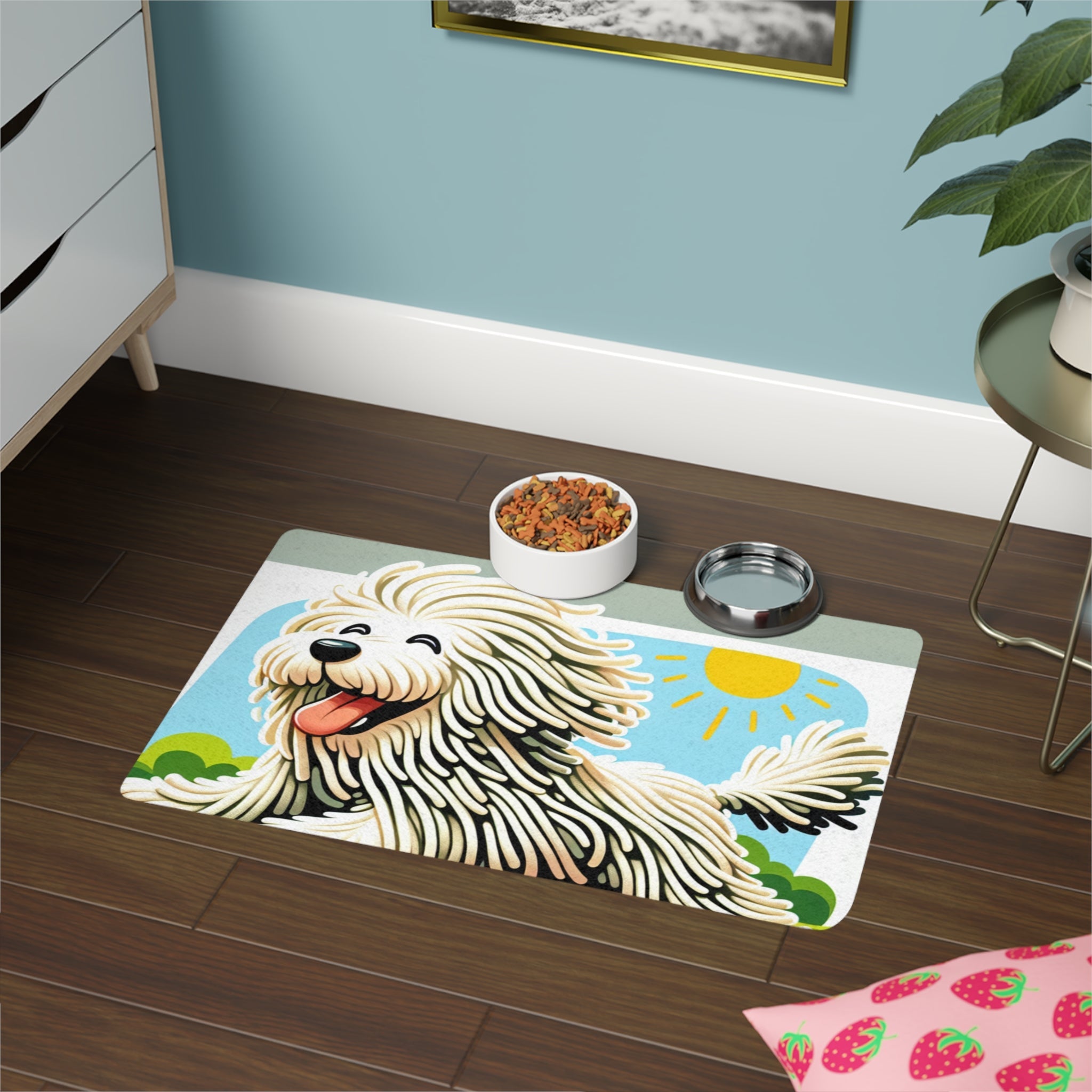 Non-Slip Pet Food Mat – Waterproof Feeding Mat for Dogs
