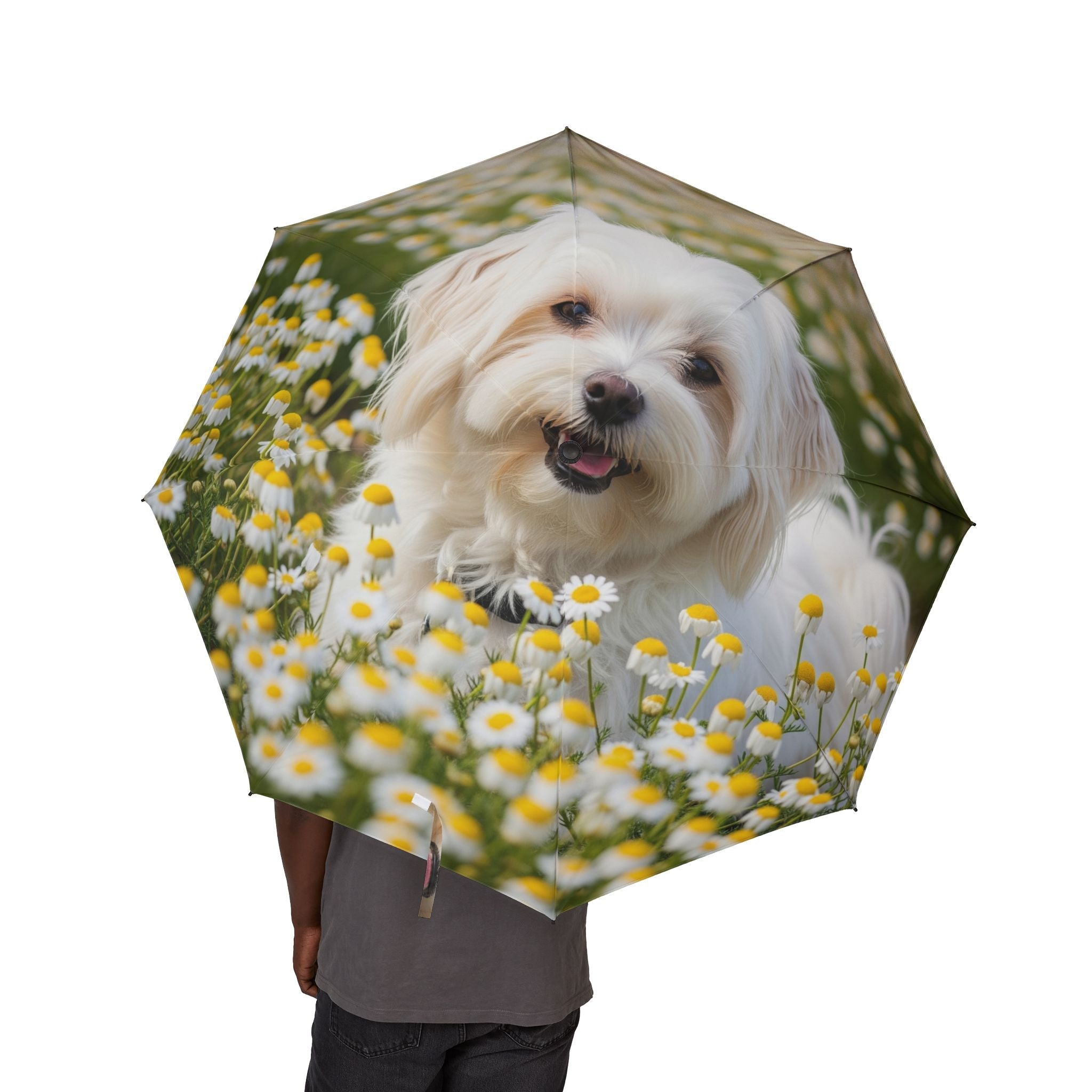 48" Semi-Automatic Umbrella – Windproof Large Travel Rain Umbrella