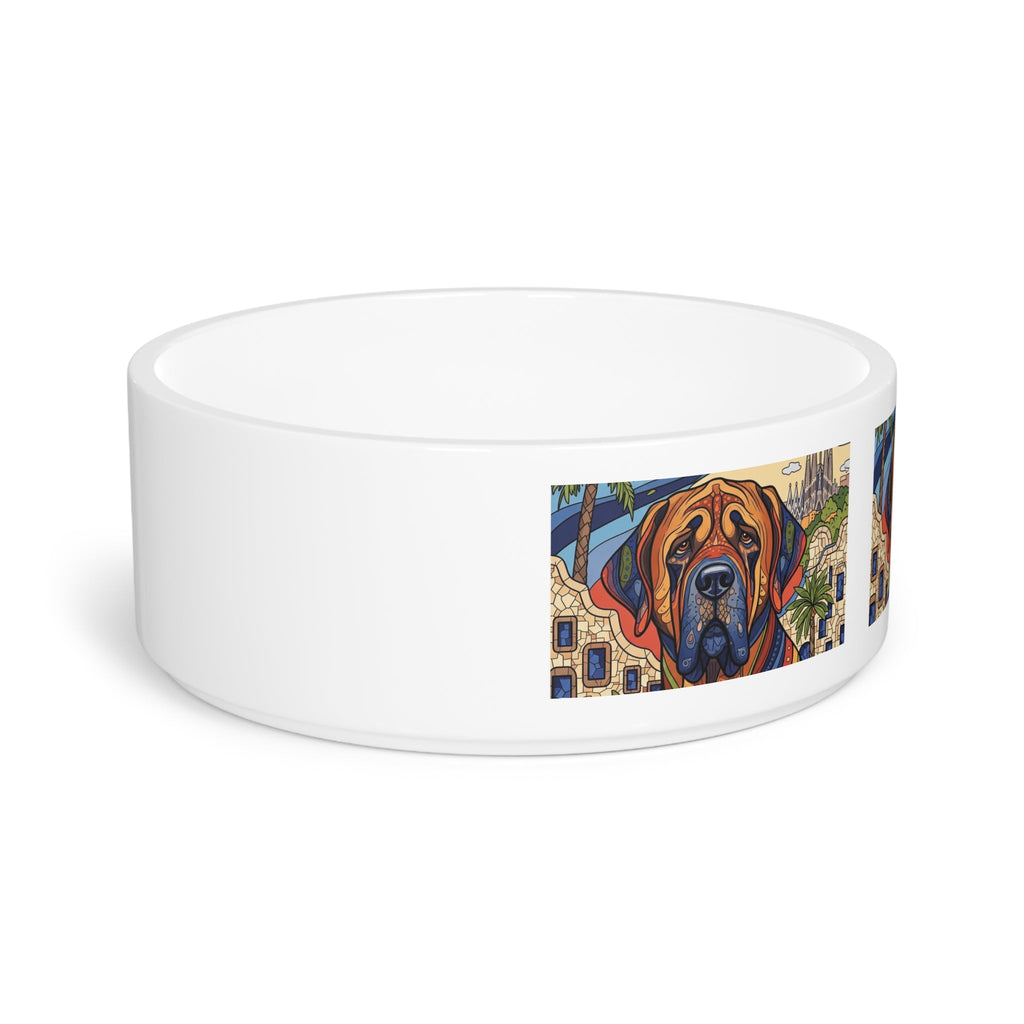 Ceramic Pet Bowl – 16 oz Dog Feeding Bowl
