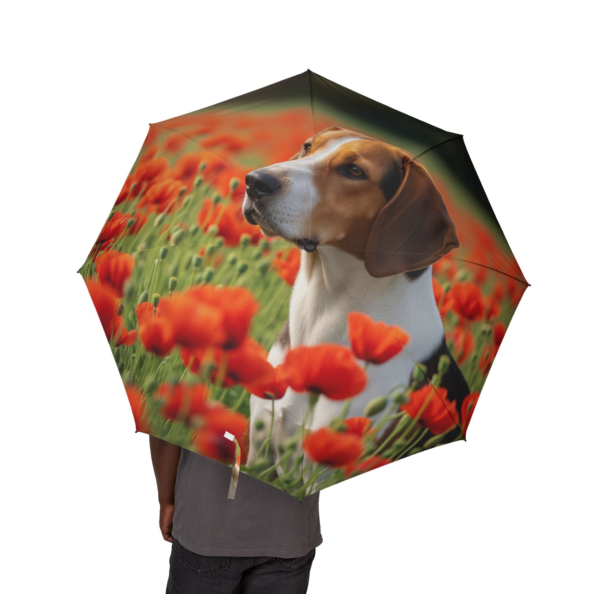 48" Semi-Automatic Umbrella – Windproof Large Travel Rain Umbrella