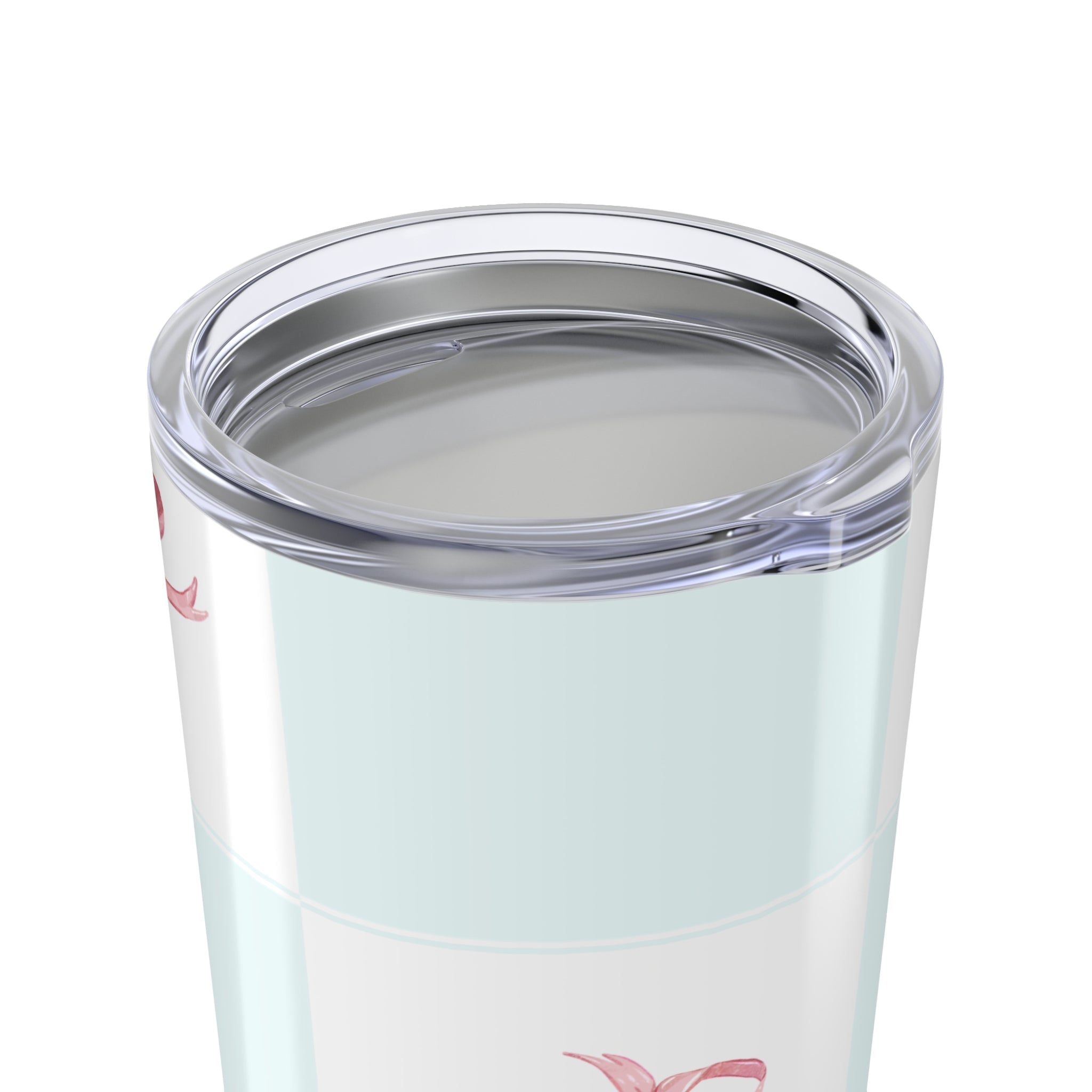 Customizable: Chic Ribbon Tumbler 20oz - Stylish Travel Mug, Perfect for Gifting, Birthday Parties, Everyday Use, Bridesmaid Essentials