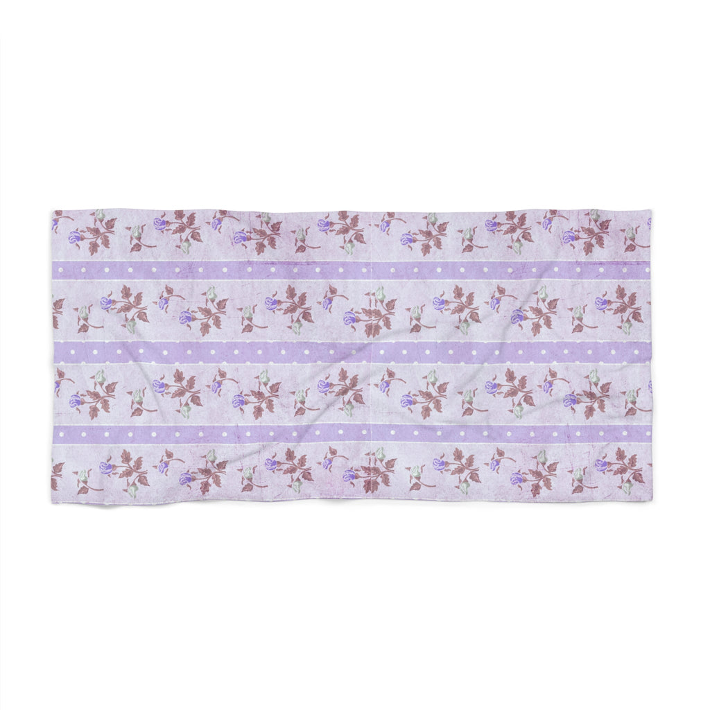 Customizable: Elegant Floral Beach Towel, Summer Accessory, Pool Day Essential, Beach Blanket, Gift for Beach Lovers