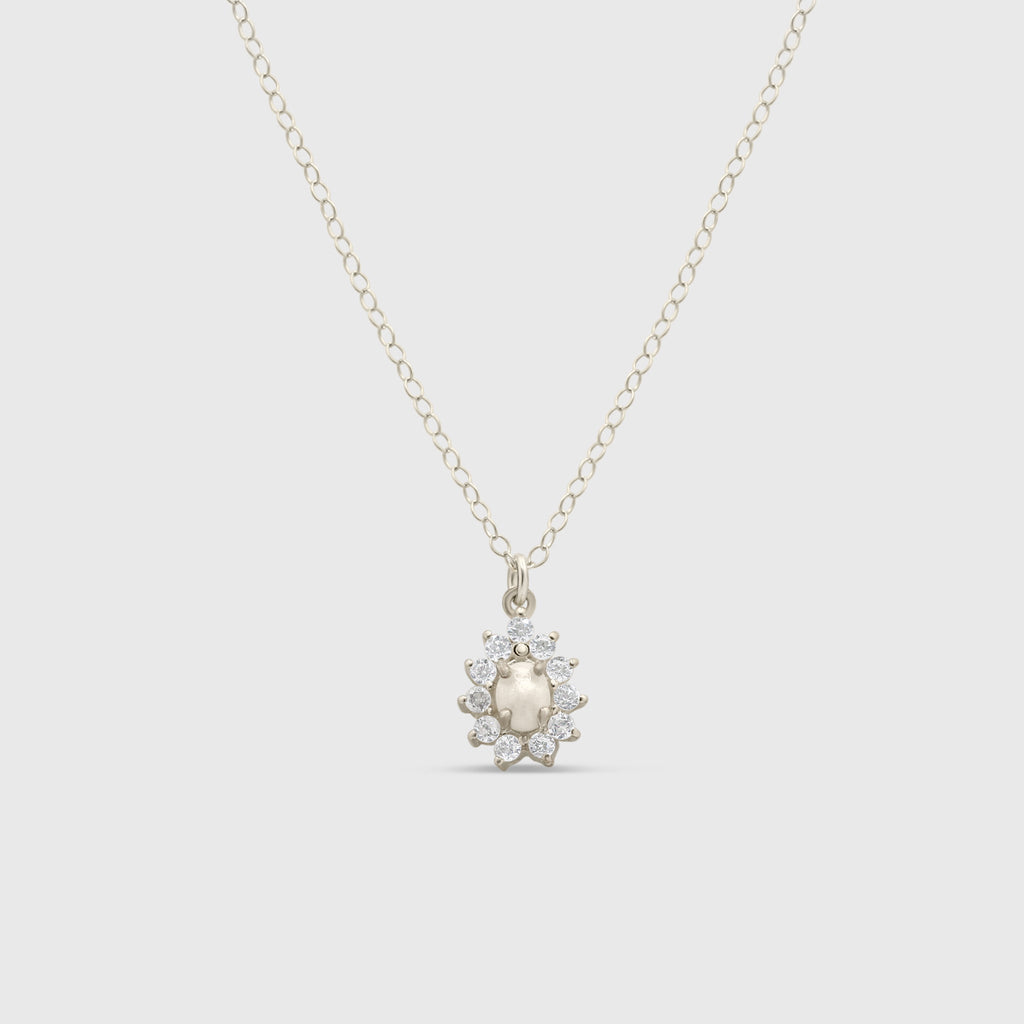 Gem Teardrop Necklace