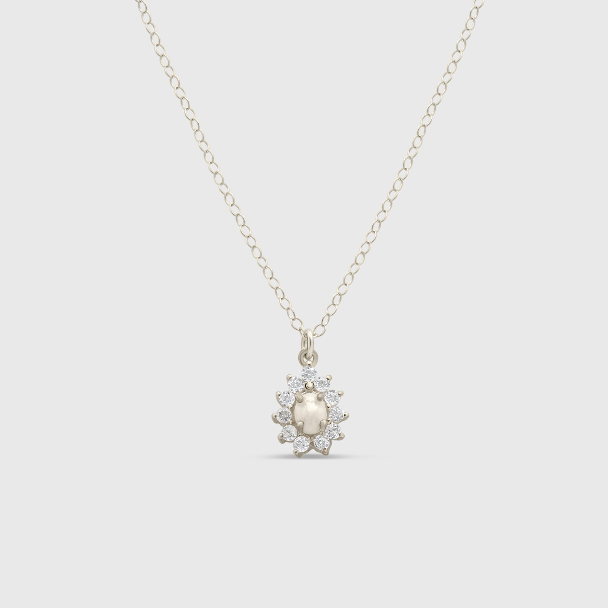 Gem Teardrop Necklace