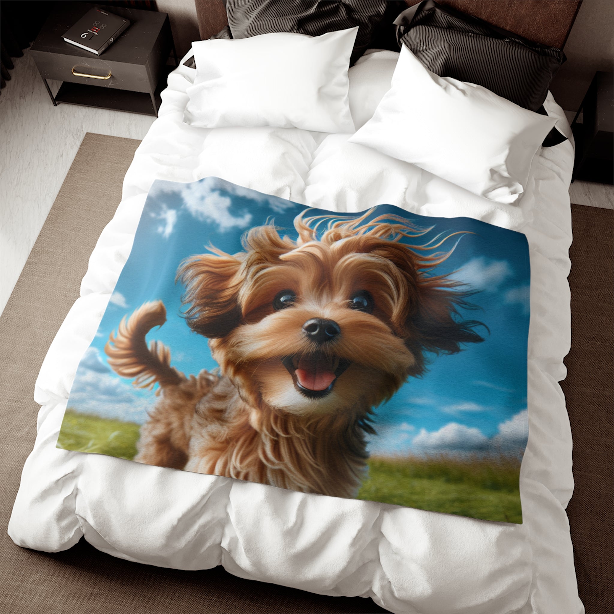 Sweatshirt Blanket – Plush Fleece Throw, 2 Size Options
