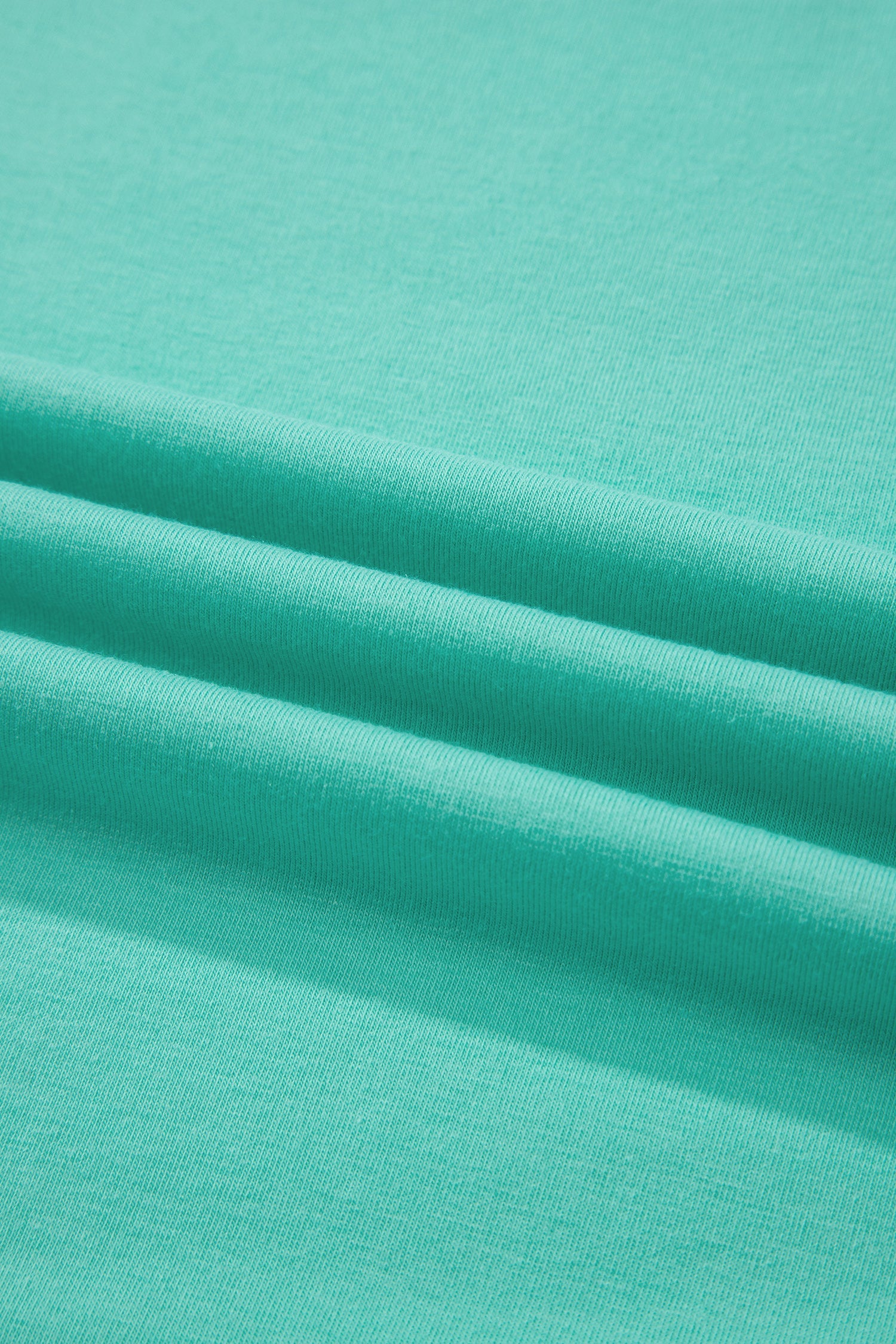 Solid Short Sleeve Crew Neck Tee