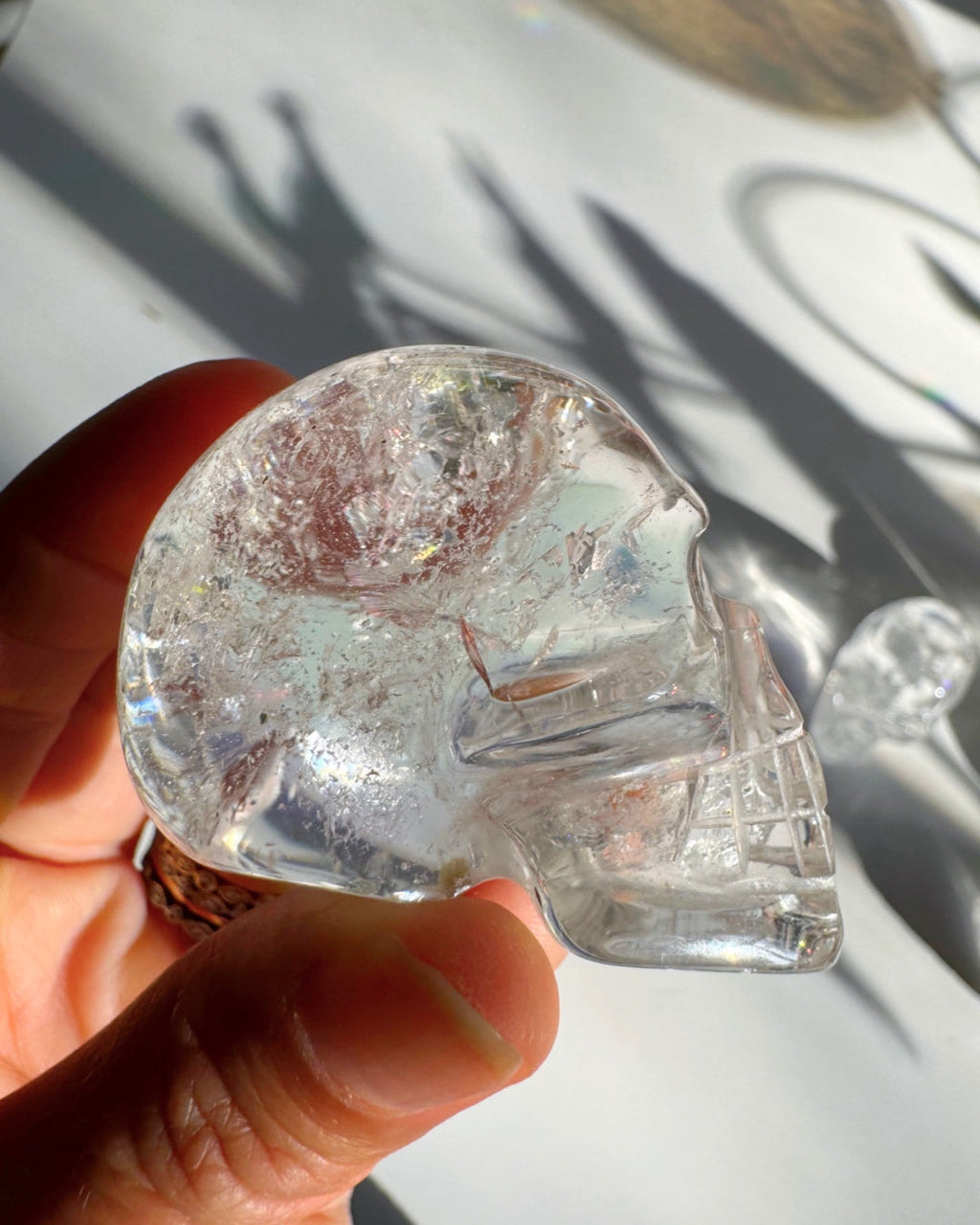 Clear Quartz Skull