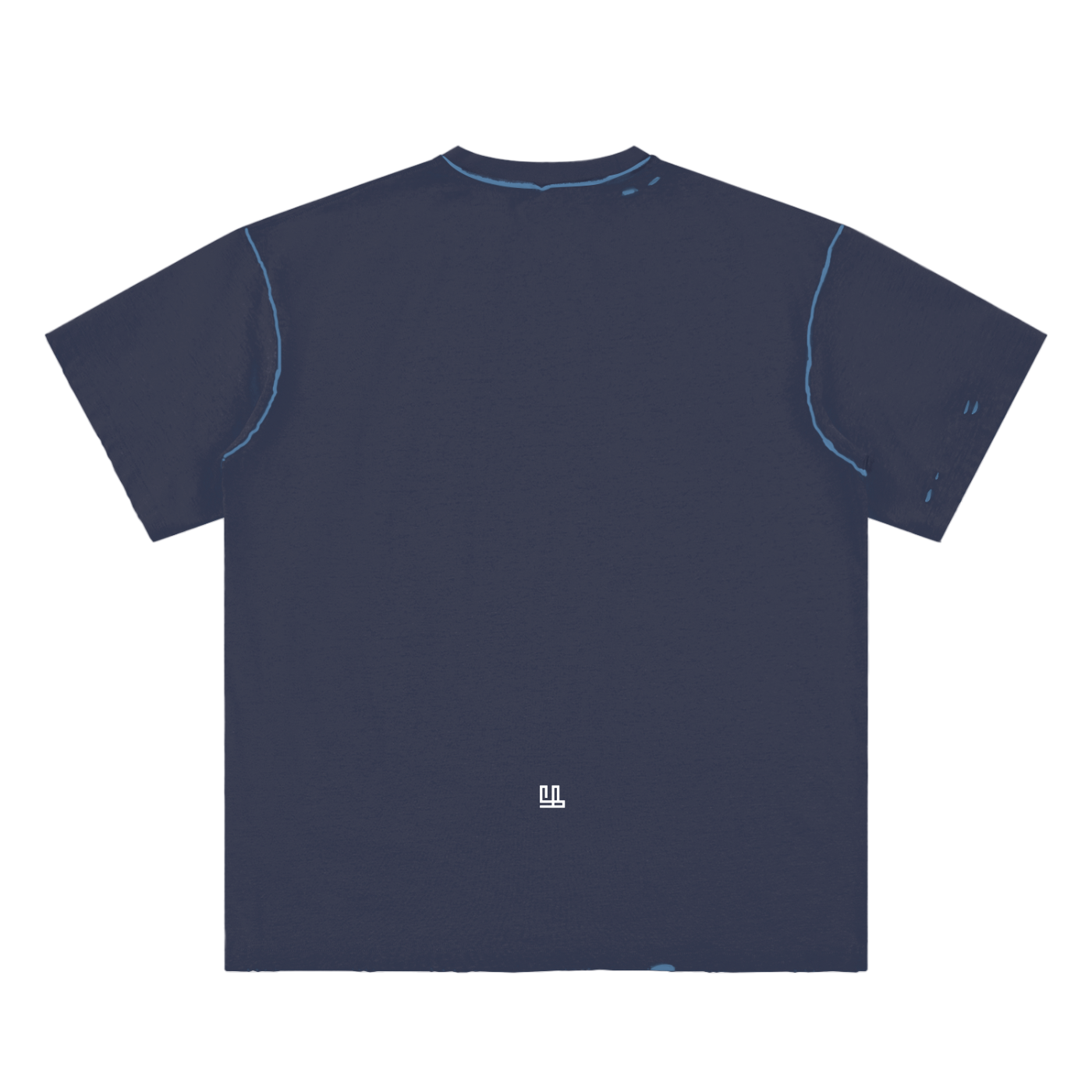 Fearless Apparel Line Hand-frayed Reversible T-shirt