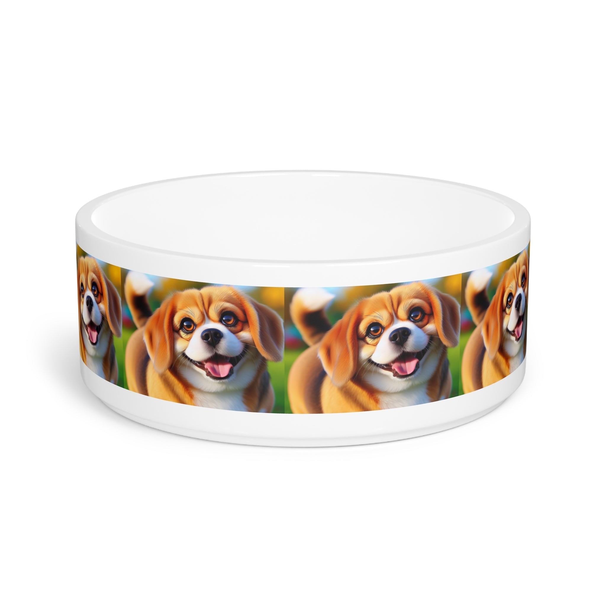 Ceramic Pet Bowl – 16 oz Dog Feeding Bowl