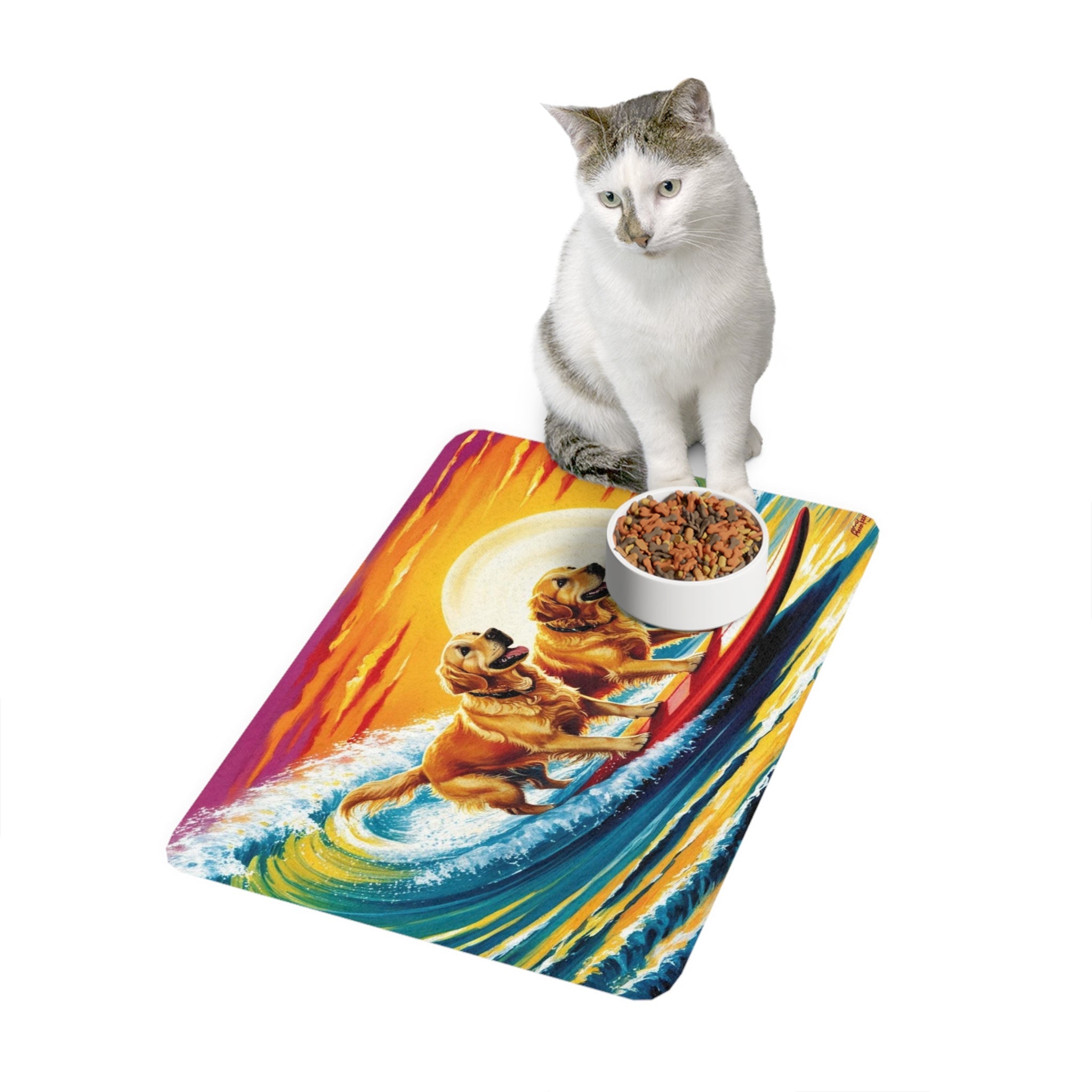Non-Slip Pet Food Mat – Waterproof Feeding Mat for Dogs