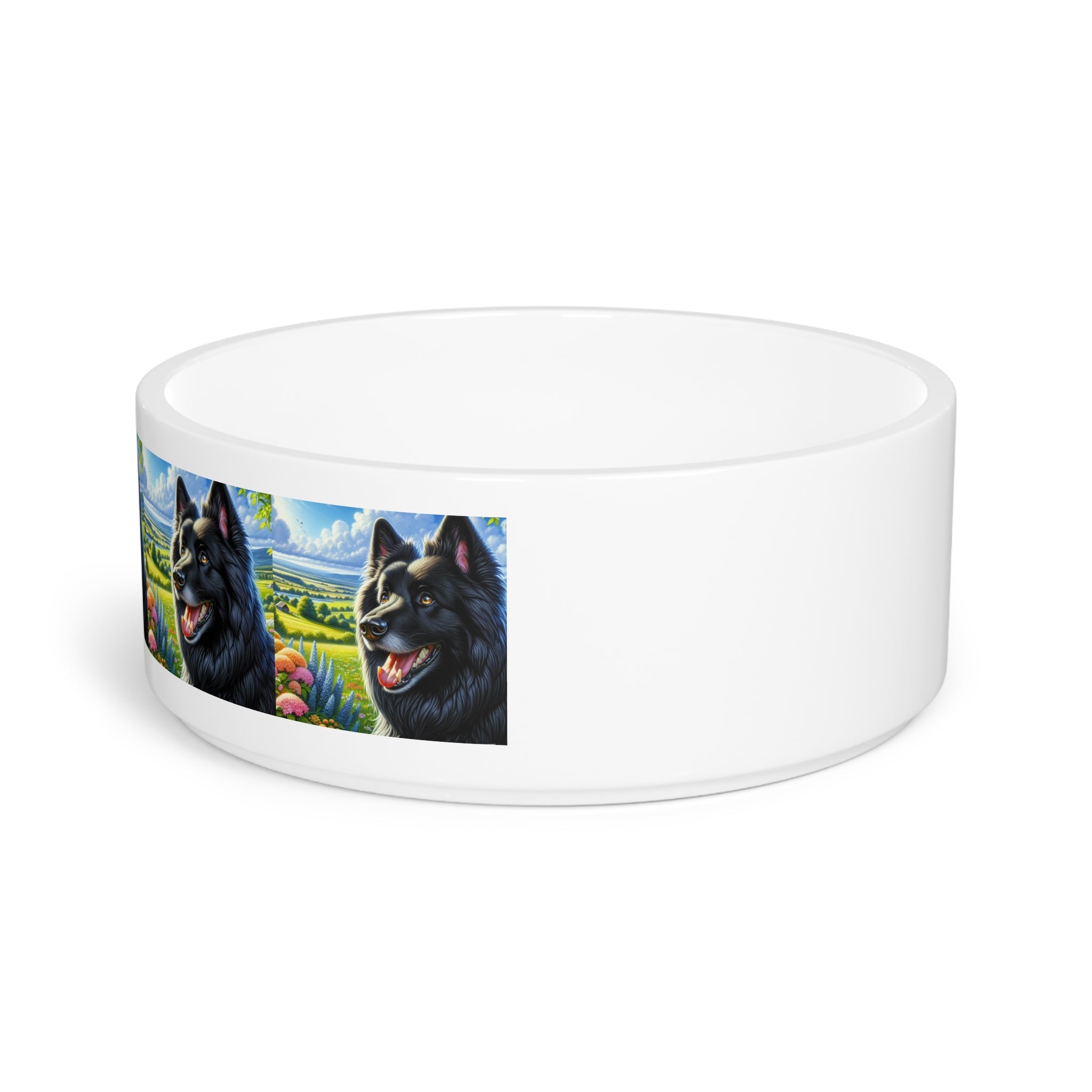 Ceramic Pet Bowl – 16 oz Dog Feeding Bowl
