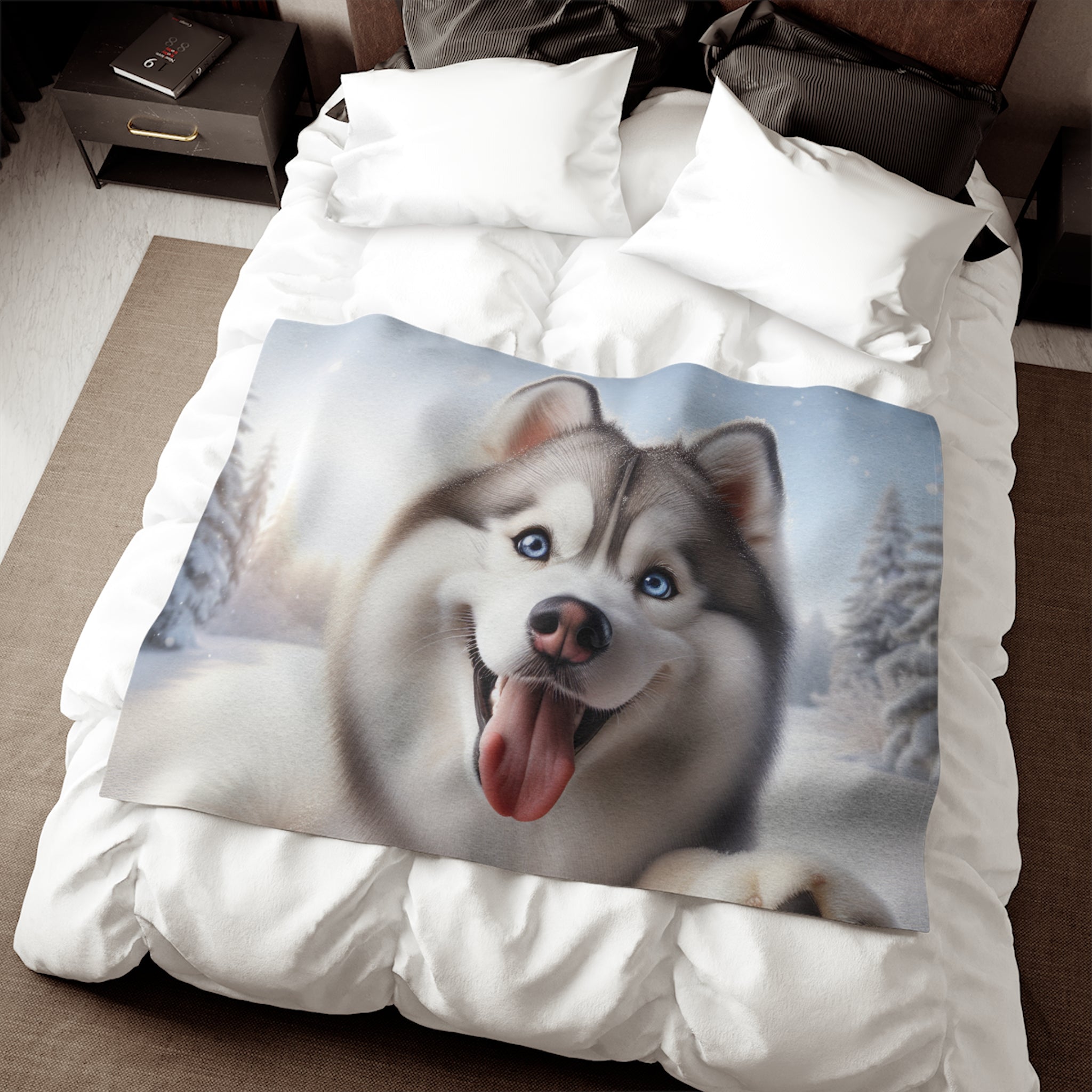 Sweatshirt Blanket – Plush Fleece Throw, 2 Size Options