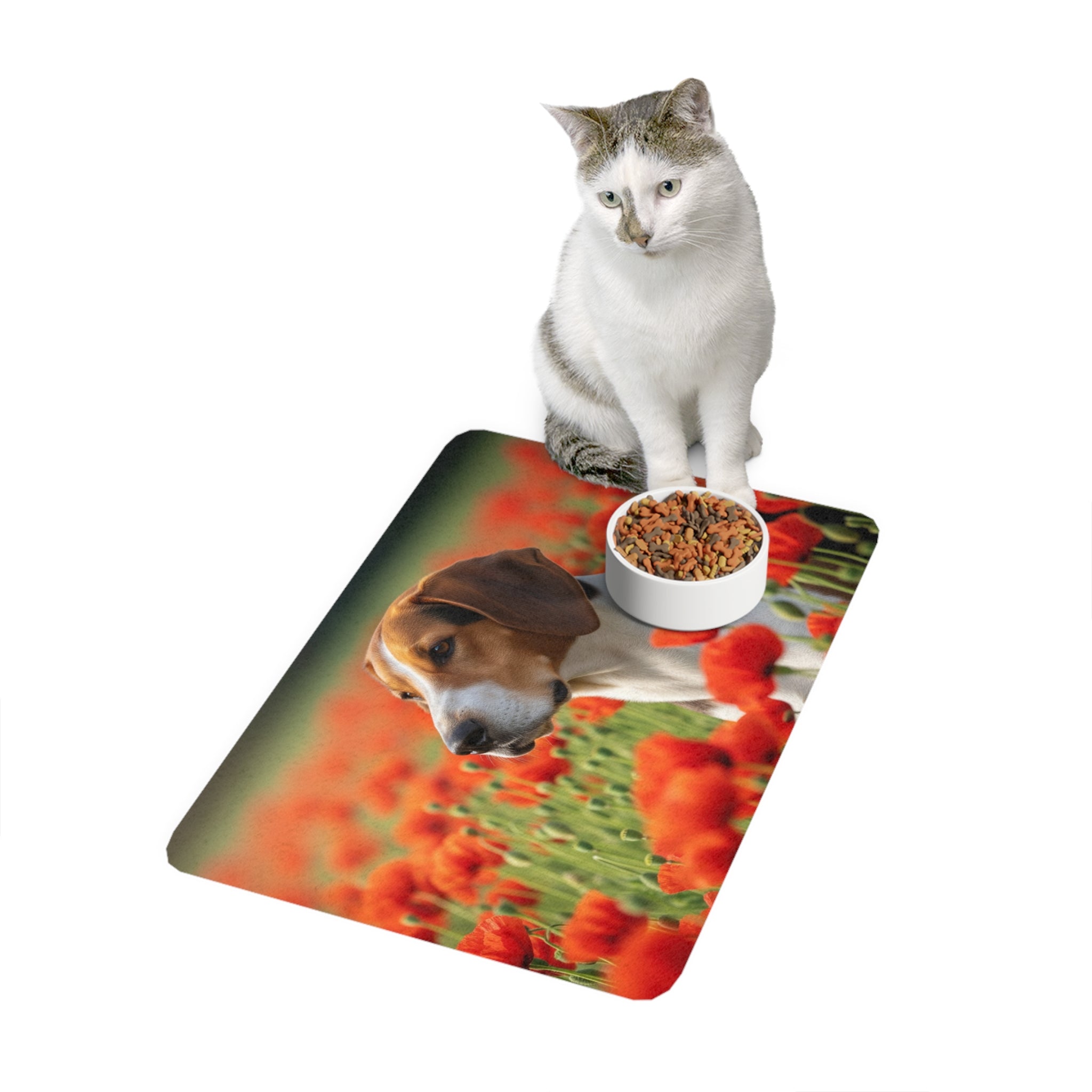 Non-Slip Pet Food Mat – Waterproof Feeding Mat for Dogs