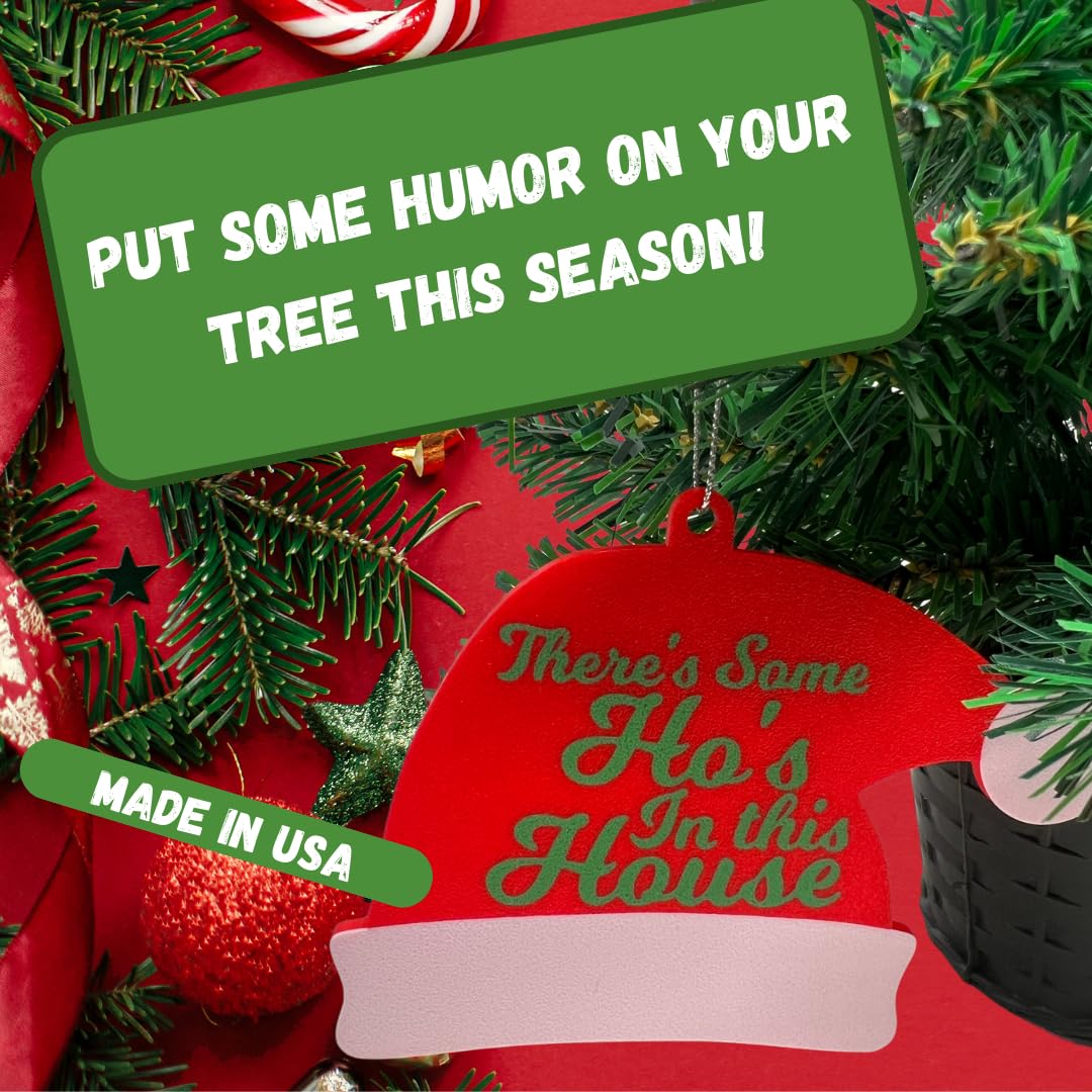 I Put Out (Cookies) for Santa Ornament | Funny Christmas Ornaments | Holiday Decor Perfect for Dirty Santa Gifts! | Made in USA