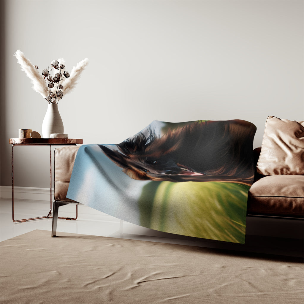 Sweatshirt Blanket – Plush Fleece Throw, 2 Size Options