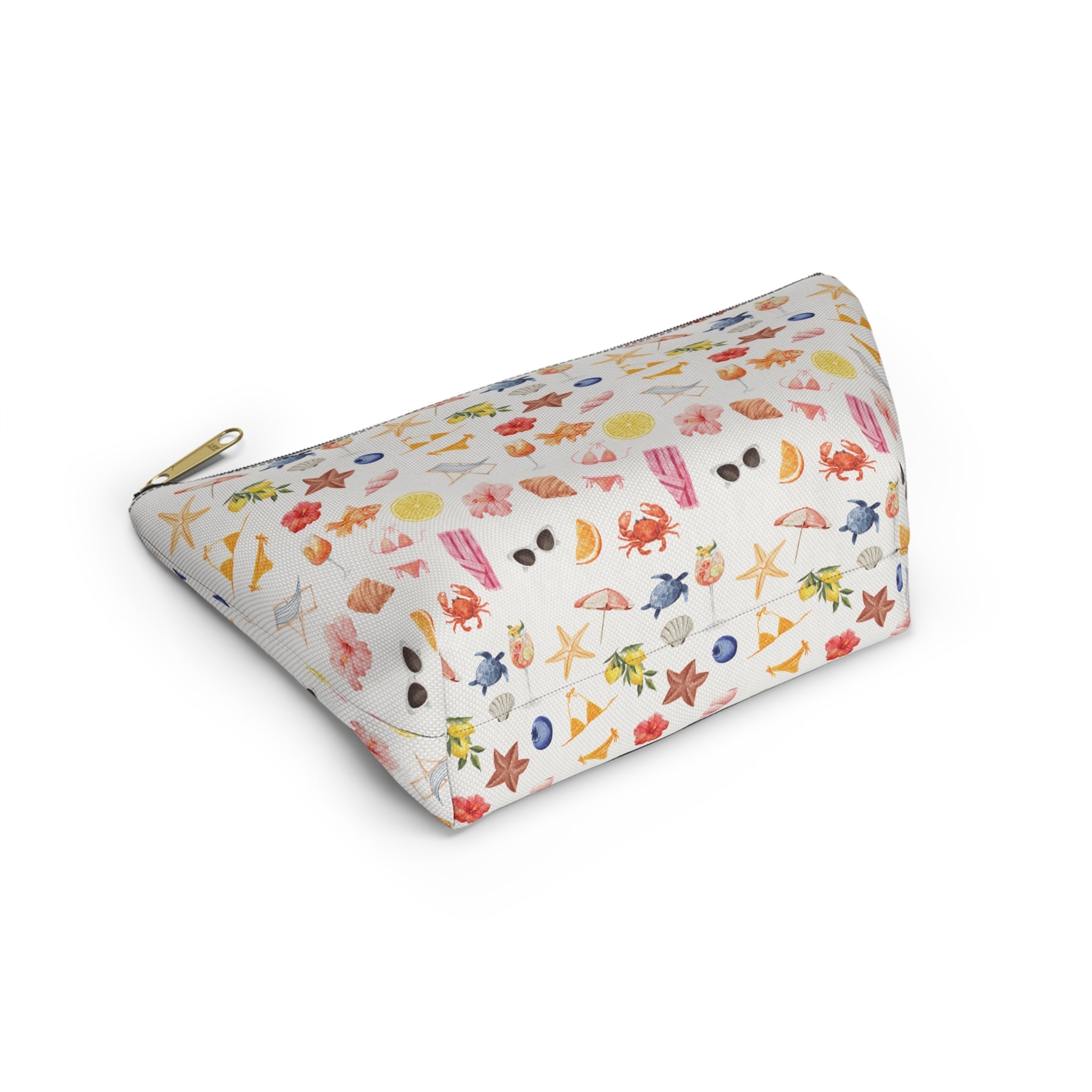 Customizable Beach-Themed Accessory/Makeup Pouch